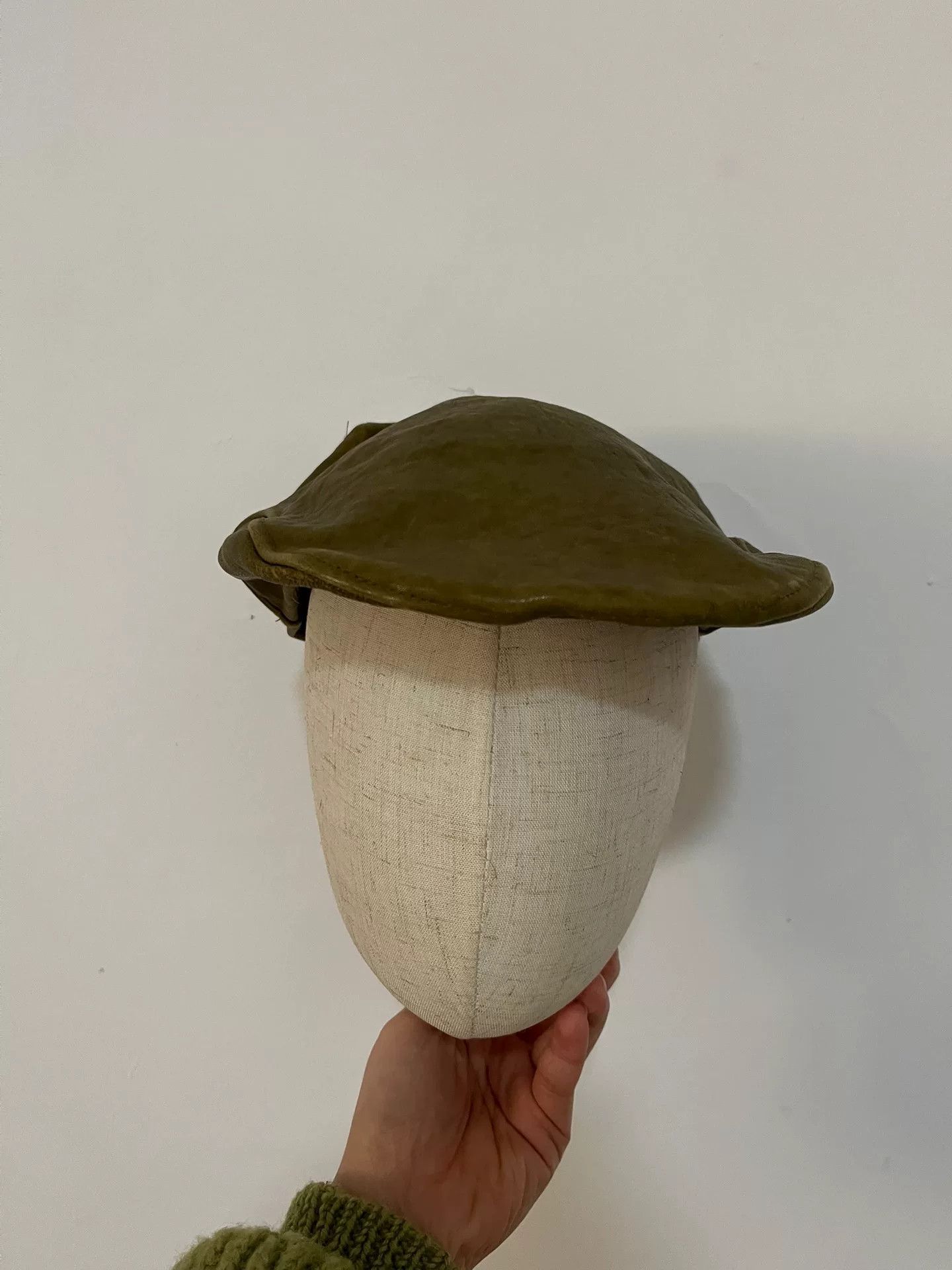 Miu Miu Miu Miu Leather Beret Size ONE SIZE - 5 Thumbnail