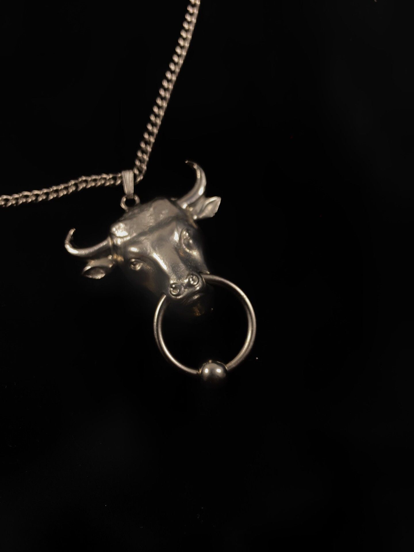 Jean Paul Gaultier Jean Paul Gaultier Bull Head Necklace Size ONE SIZE - 2 Thumbnail