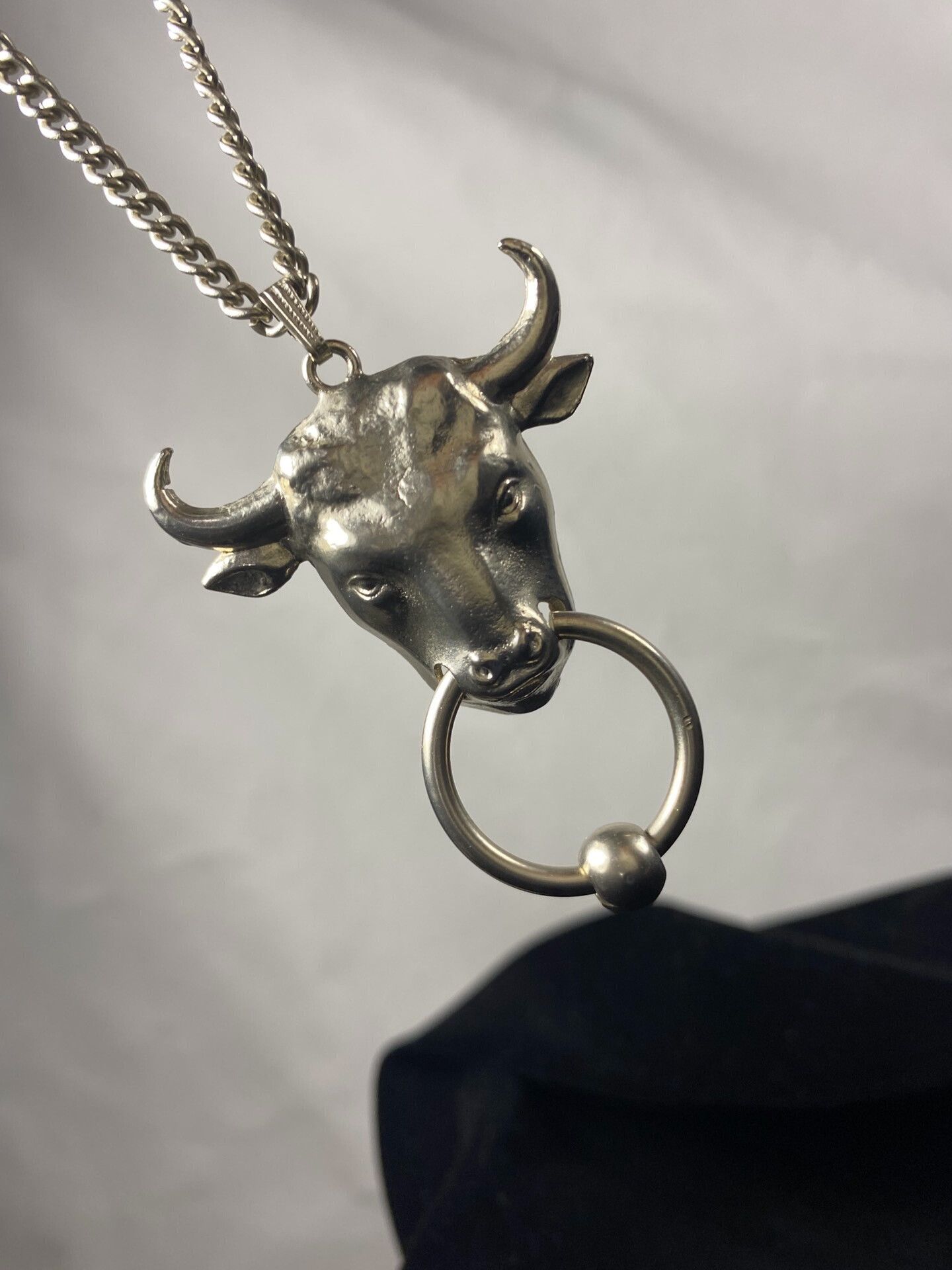 Jean Paul Gaultier Jean Paul Gaultier Bull Head Necklace Size ONE SIZE - 6 Thumbnail