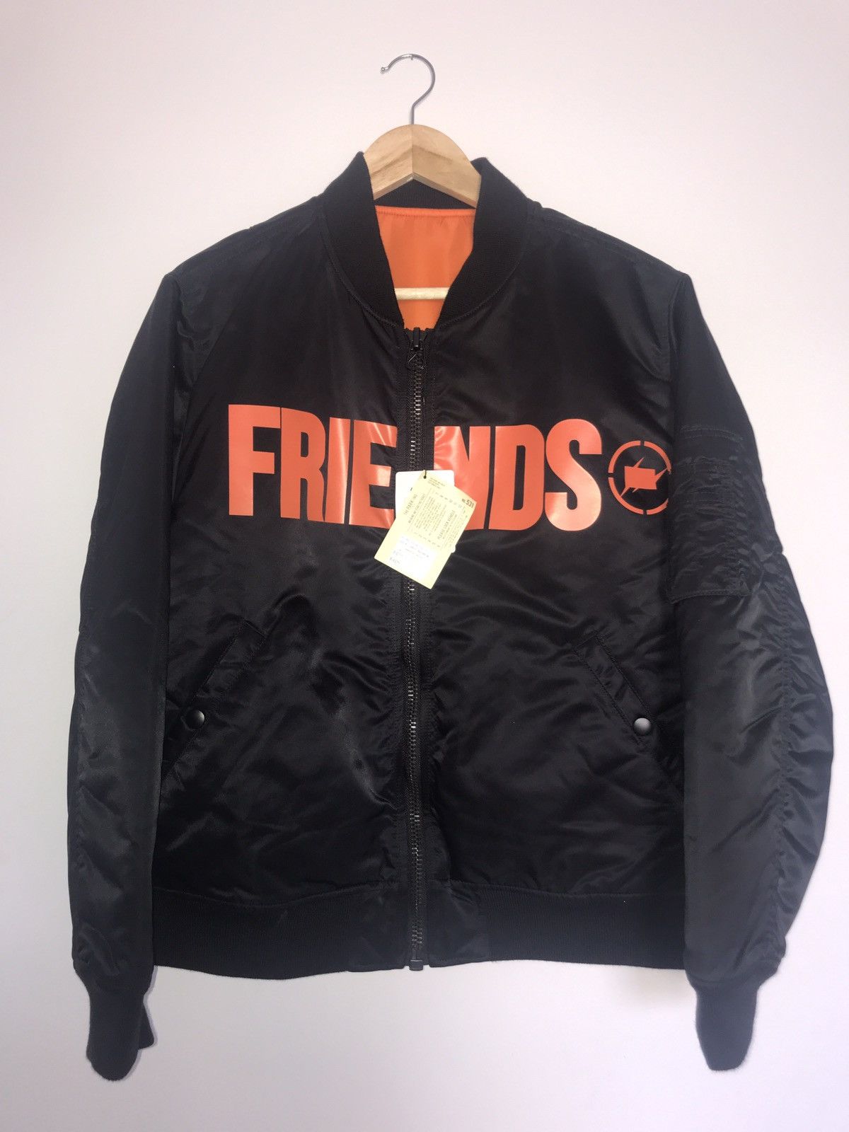 Fragment Design × Vlone Vlone Fragment Bomber | Grailed