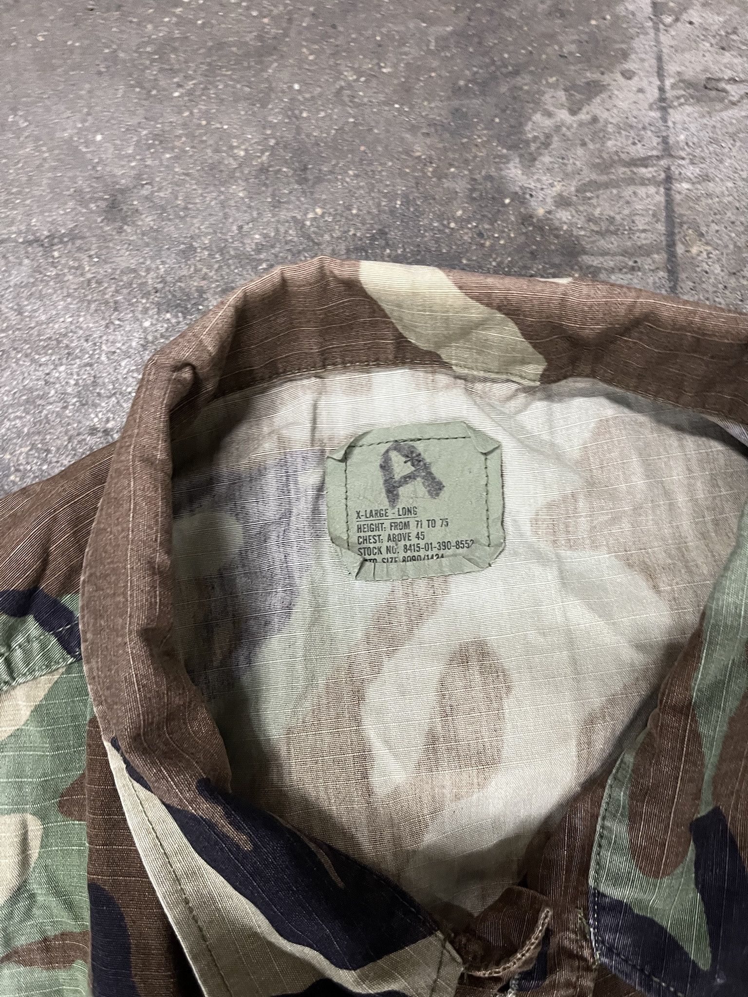 Vintage Vintage 1980s Woodland Camo BDU Ripstop Field Shirt Size XL Long Size US XL / EU 56 / 4 - 2 Thumbnail