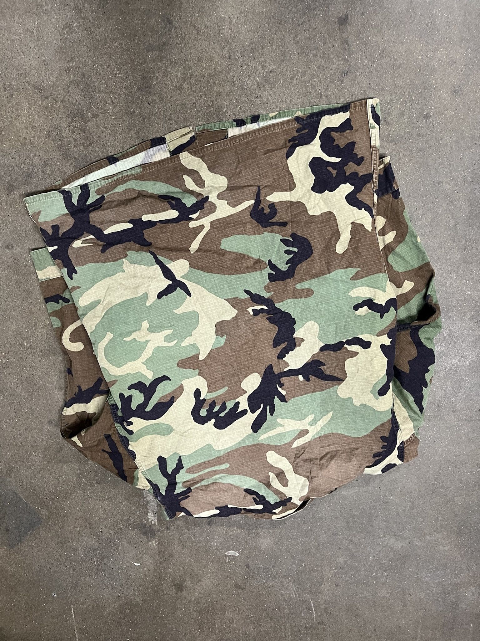 Vintage Vintage 1980s Woodland Camo BDU Ripstop Field Shirt Size XL Long Size US XL / EU 56 / 4 - 3 Thumbnail
