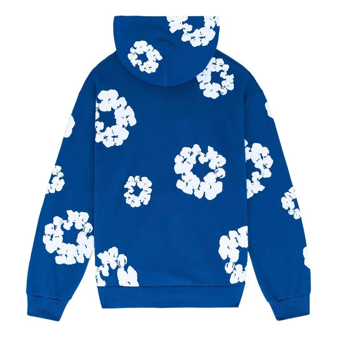 DENIM TEARS The Cotton Wreath Sweatshirt Royal Blue Size US XL / EU 56 / 4 - 2 Thumbnail
