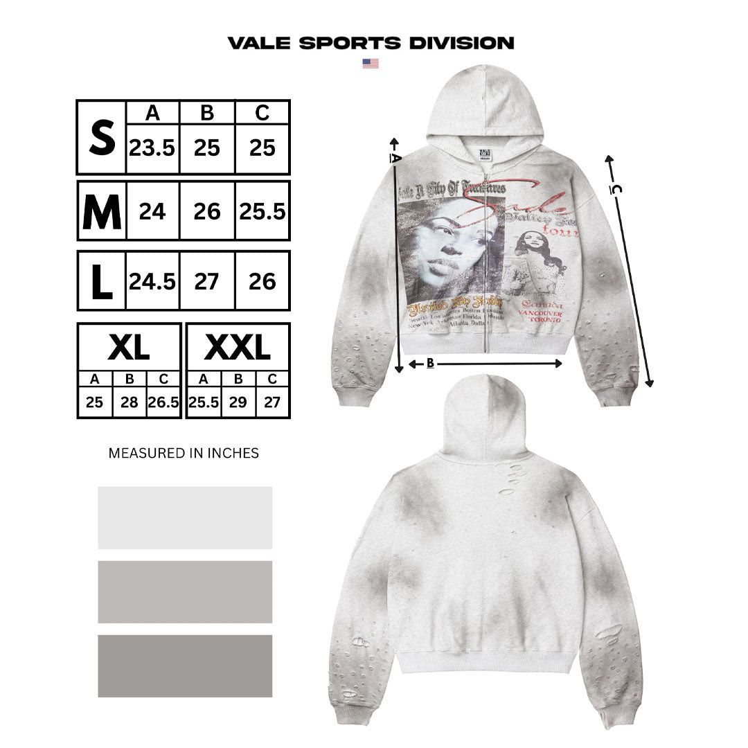 Vale Forever Fest Zip Up Hoodie Grey Size US XL / EU 56 / 4 - 3 Thumbnail