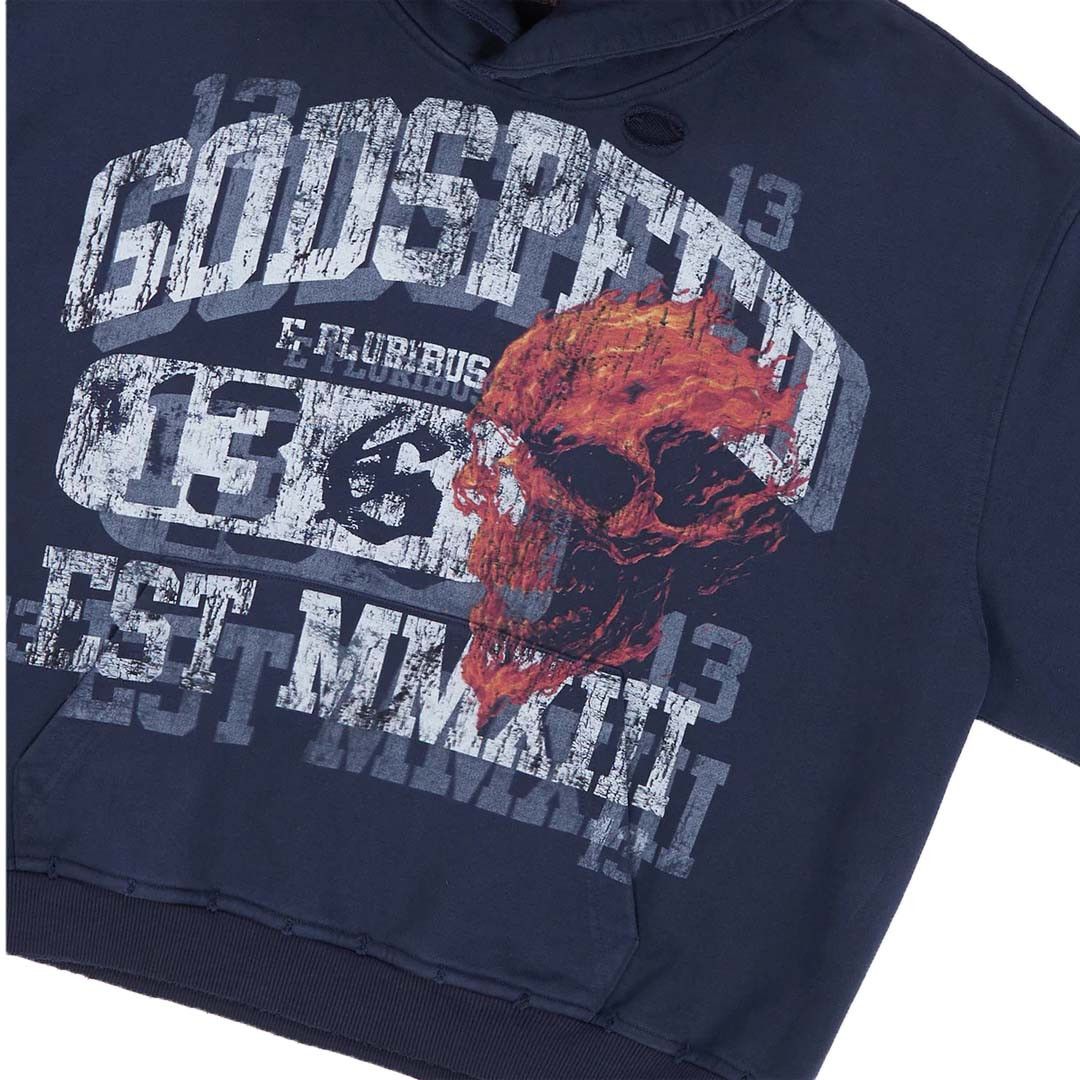 Godspeed Seeing Double Hoodie Blue Size US XXL / EU 58 / 5 - 3 Thumbnail