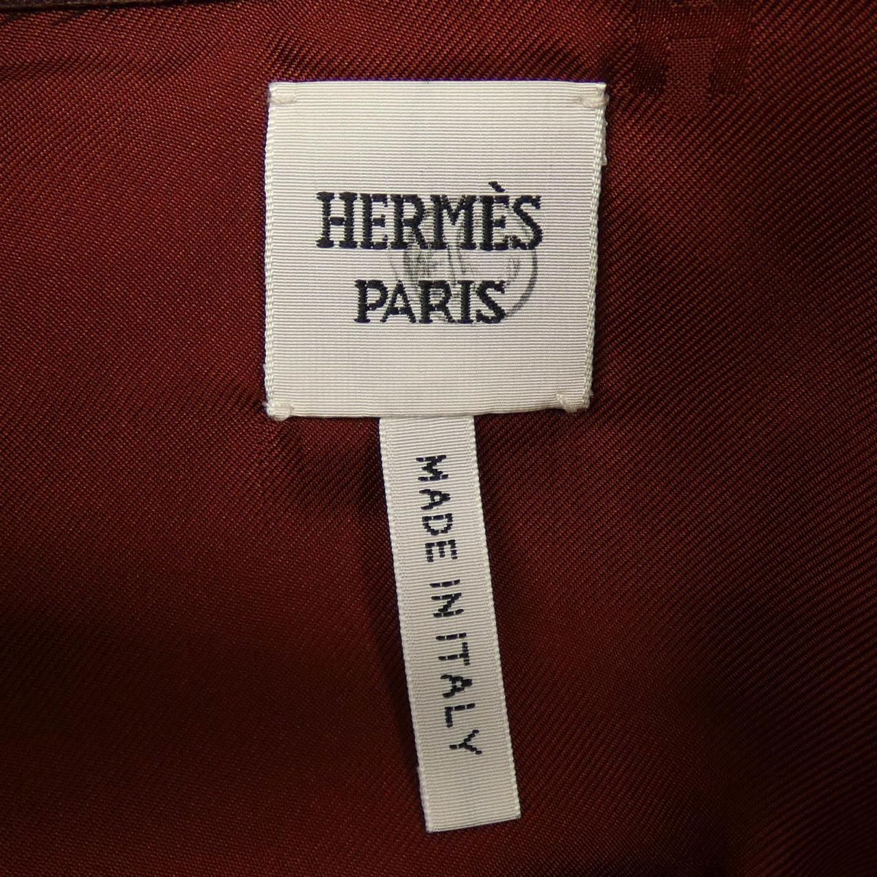Hermes Hermes Hermes Lamb Leather Skirt Leather Skirts DUTY FREE for USA Size ONE SIZE - 4 Thumbnail