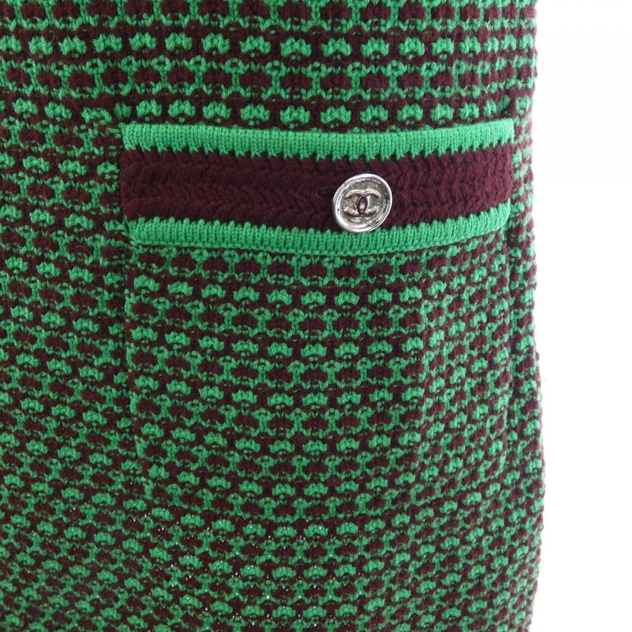 Chanel Chanel Chanel 100% Cashmere Dress Textile Dresses P75435K10790 DUTY FREE for USA Size ONE SIZE - 7 Thumbnail