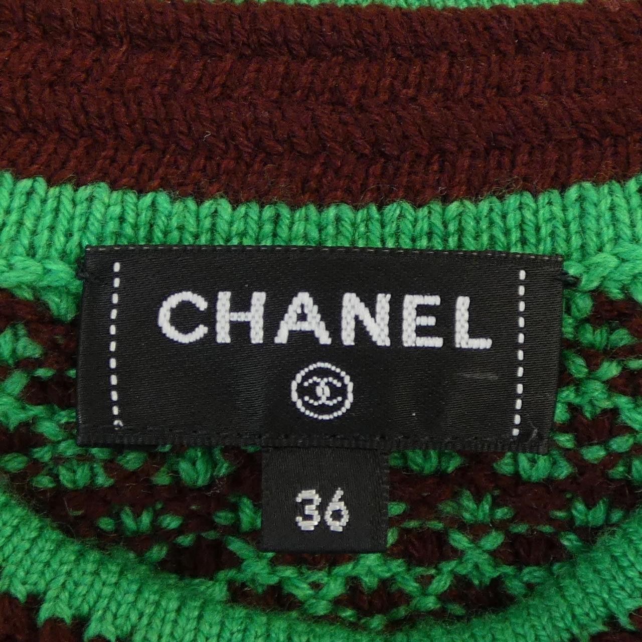 Chanel Chanel Chanel 100% Cashmere Dress Textile Dresses P75435K10790 DUTY FREE for USA Size ONE SIZE - 5 Thumbnail