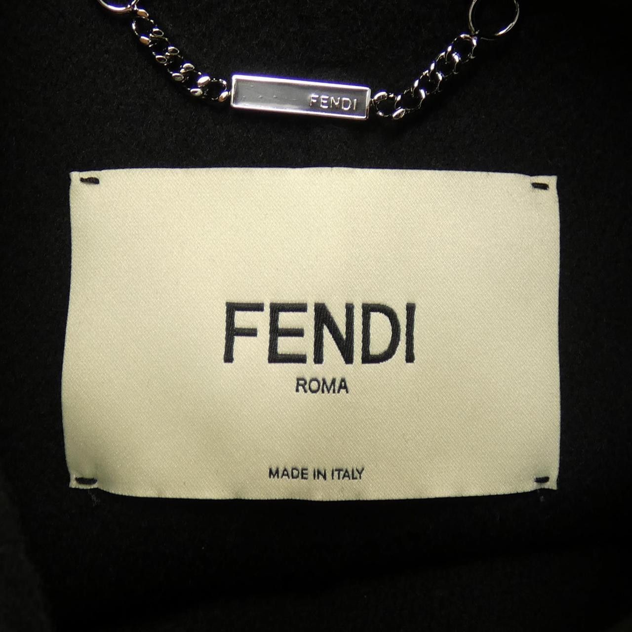 Fendi Fendi Fendi FF8338 W1D Wool Cape Textile Outerwear FF8338 W1D DUTY FREE for USA Size ONE SIZE - 4 Thumbnail