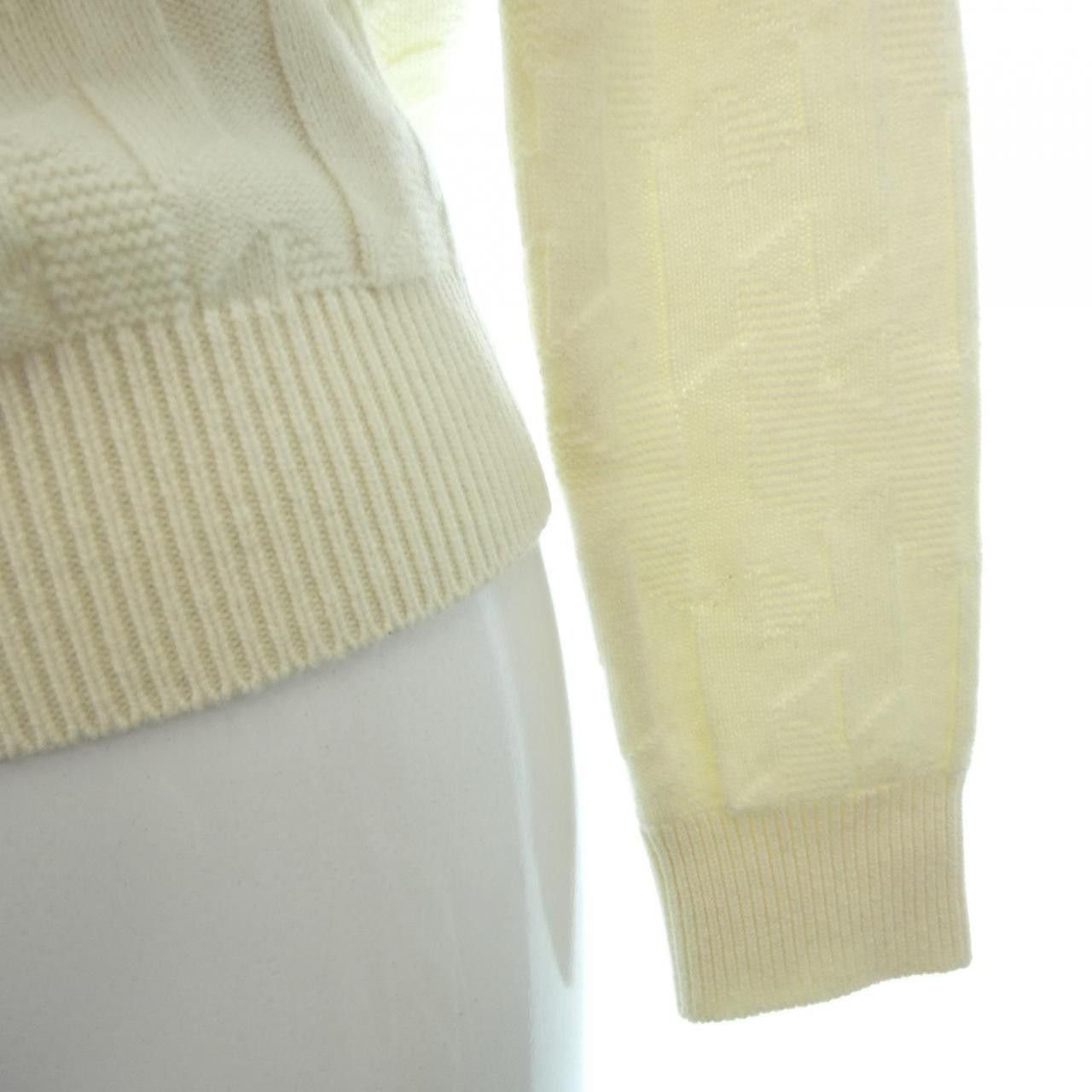 Hermes Hermes Hermès Knit Wool Knitwear Textile Tops DUTY FREE for USA Size ONE SIZE - 6 Thumbnail