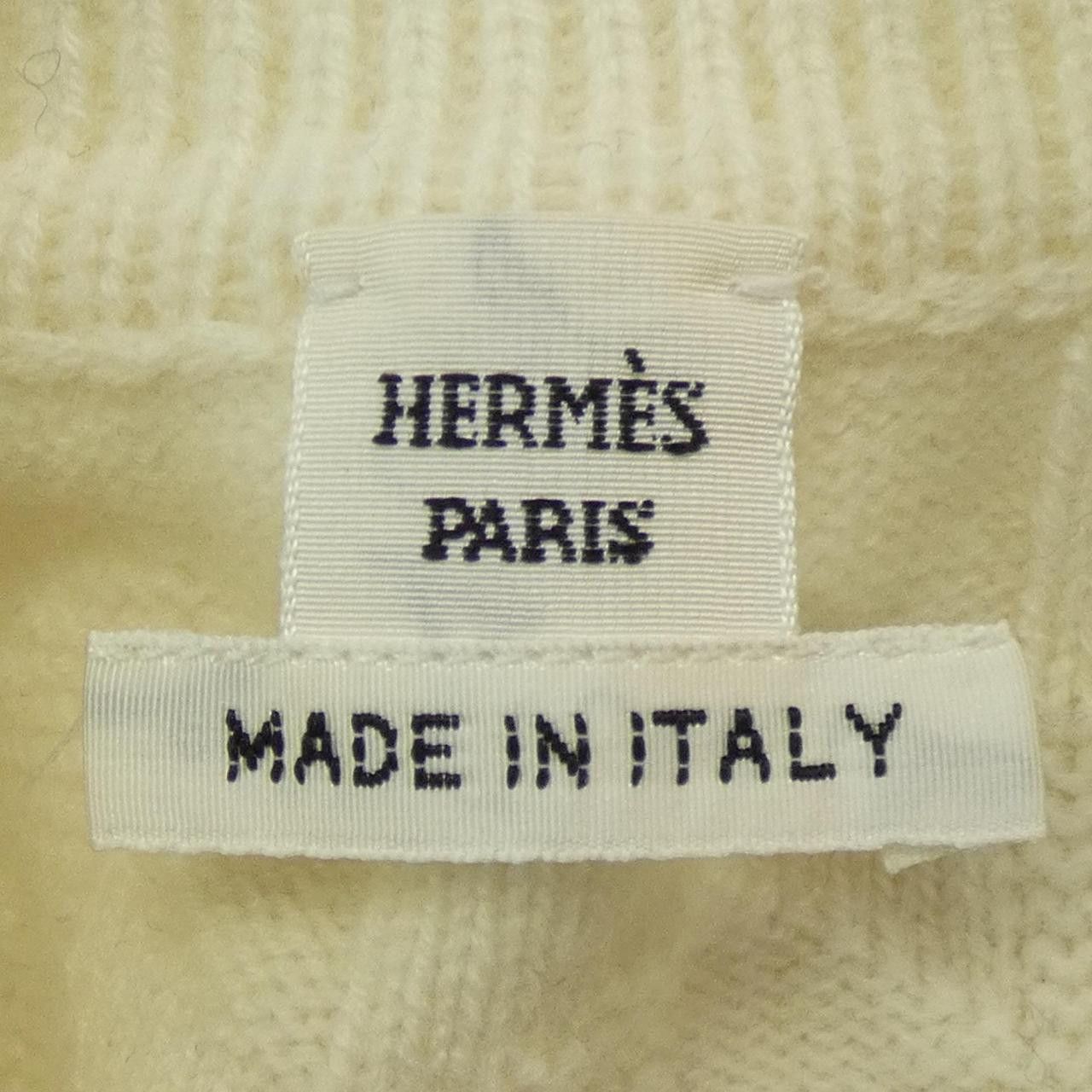 Hermes Hermes Hermès Knit Wool Knitwear Textile Tops DUTY FREE for USA Size ONE SIZE - 4 Thumbnail