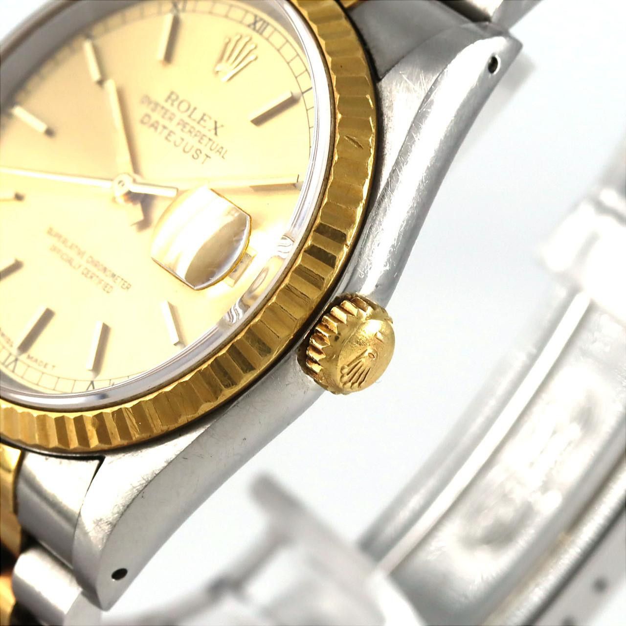Rolex Rolex Datejust Stainless Steel x Yellow Gold Metal Automatic 16233 DUTY FREE for USA