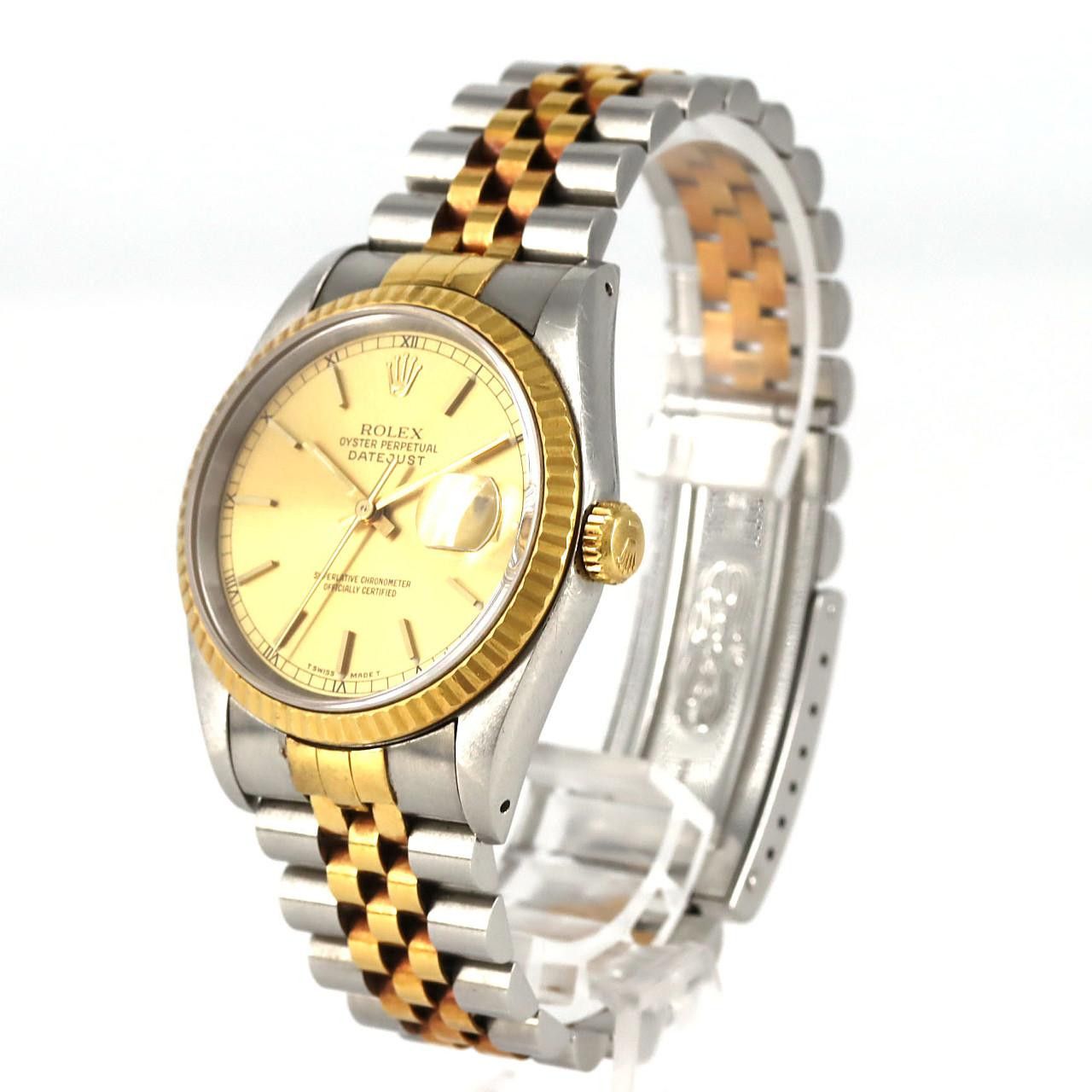Rolex Rolex Datejust Stainless Steel x Yellow Gold Metal Automatic 16233 DUTY FREE for USA