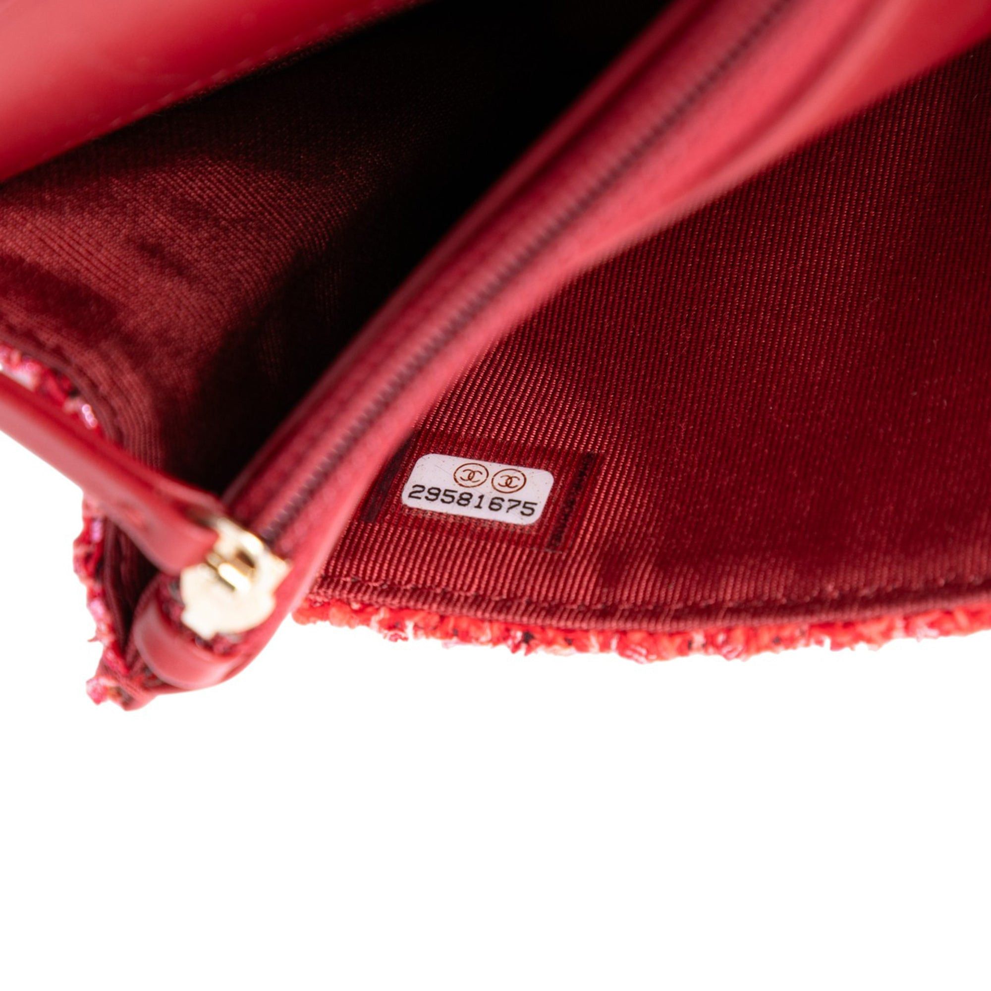 Chanel Quilted Tweed Reissue 2.55 Wallet On Chain Size ONE SIZE - 6 Thumbnail