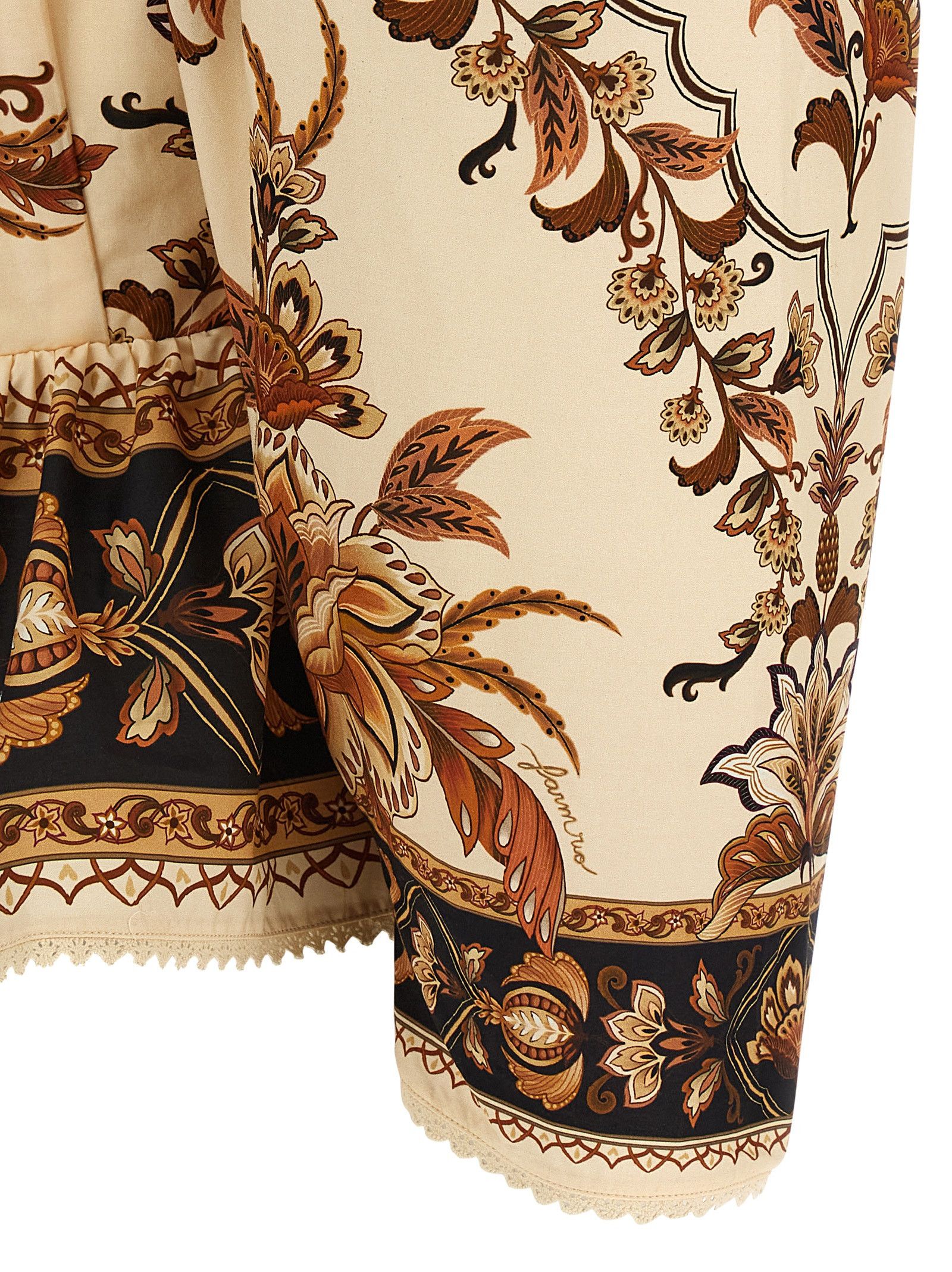 Farm Rio 'Majestic Garden Sand' blouse Size M / US 6-8 / IT 42-44 - 4 Thumbnail