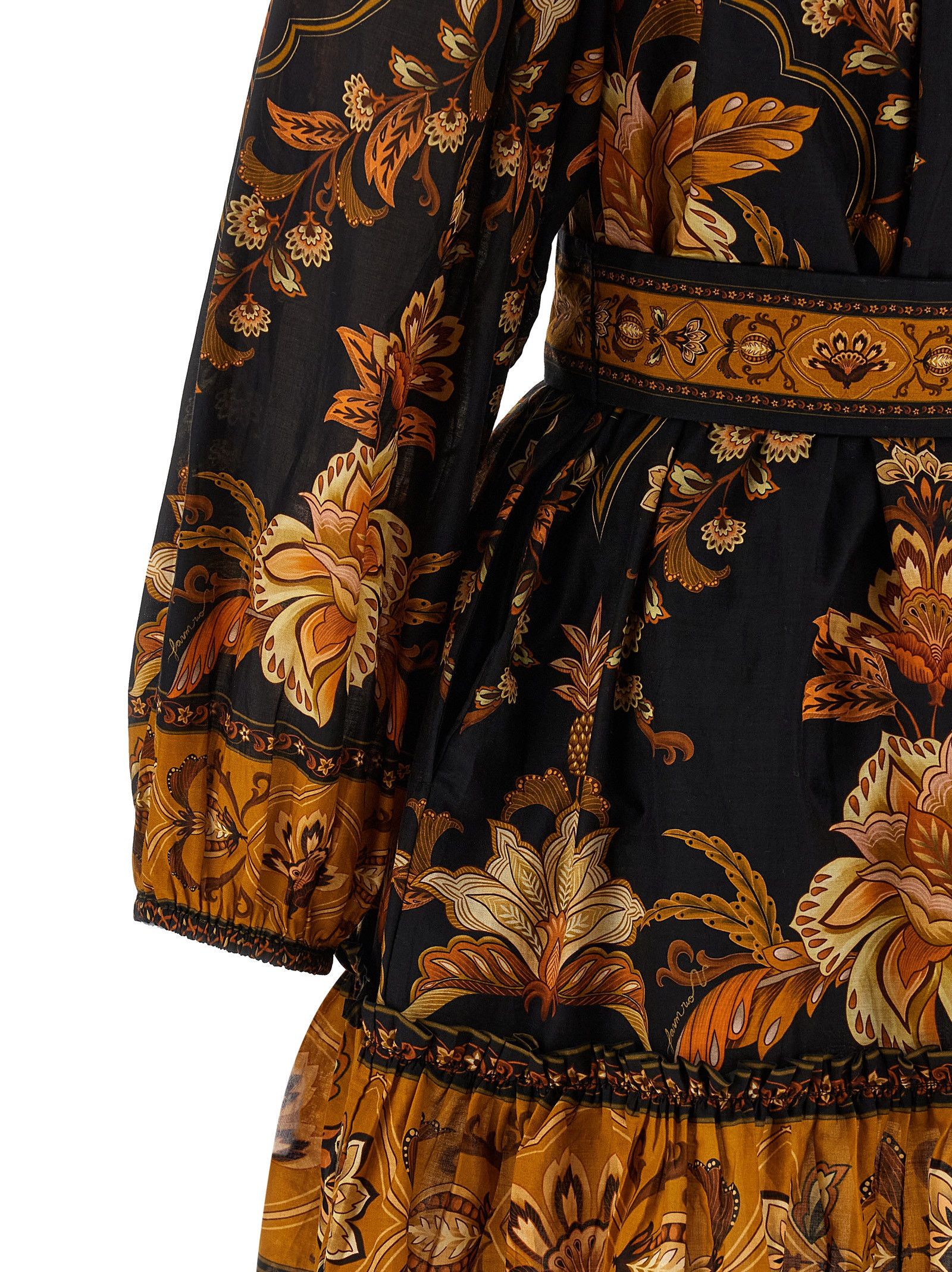 Farm Rio 'Majestic Garden Black' dress Size S / US 4 / IT 40 - 4 Thumbnail