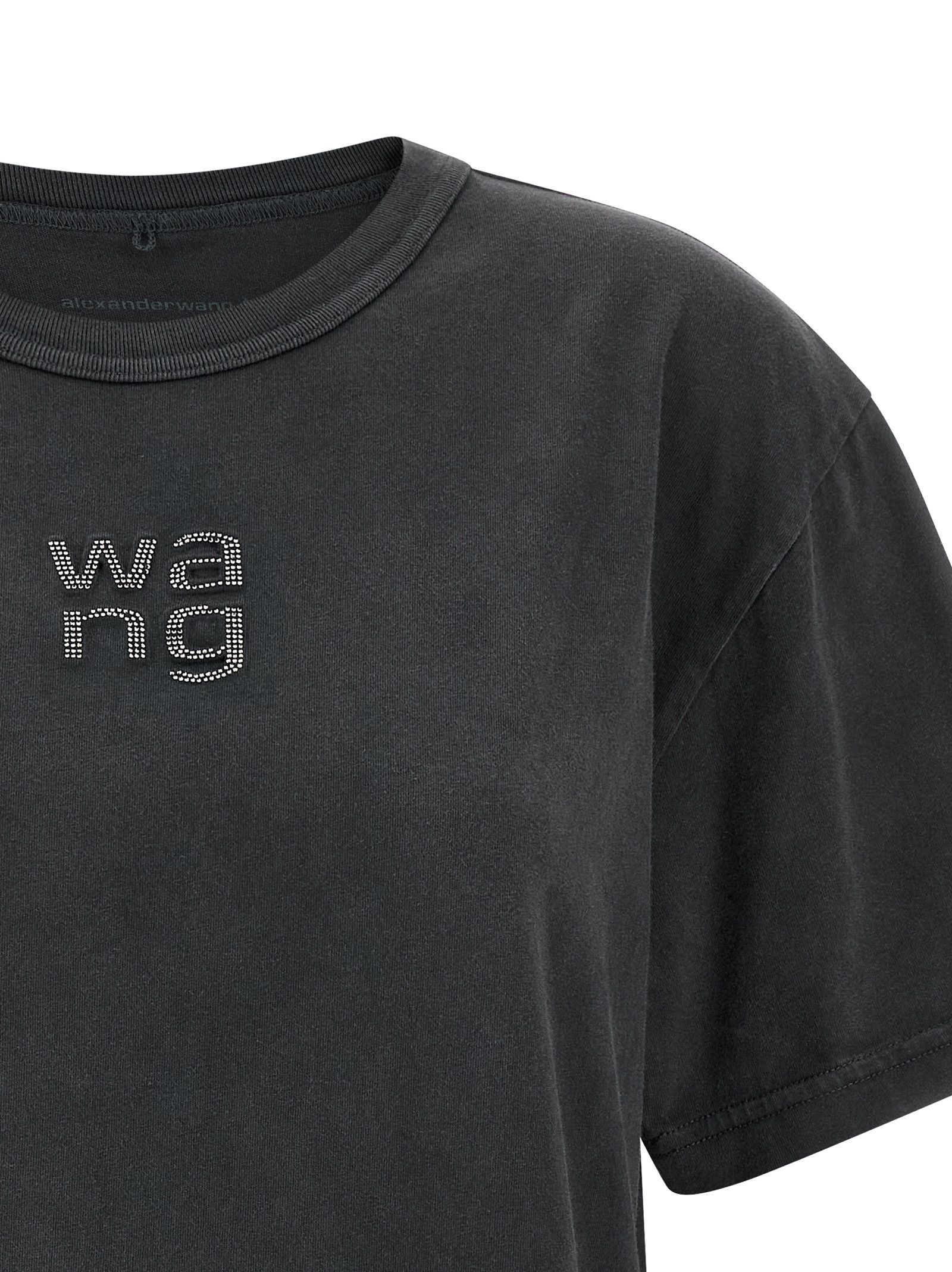 T by Alexander Wang 'Hotfix logo' T-shirt Size XS / US 0-2 / IT 36-38 - 3 Thumbnail