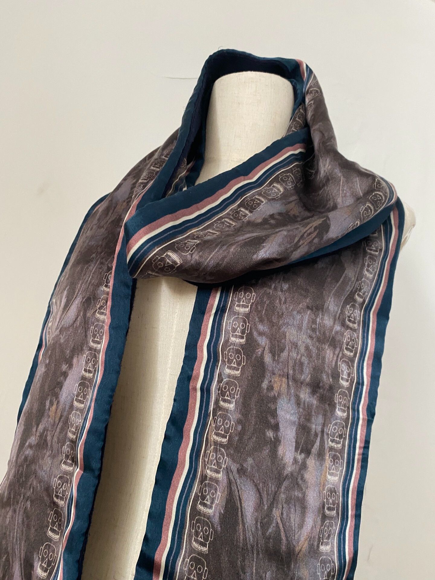 Undercover Undercover Skull Print Scarf Size ONE SIZE - 2 Thumbnail