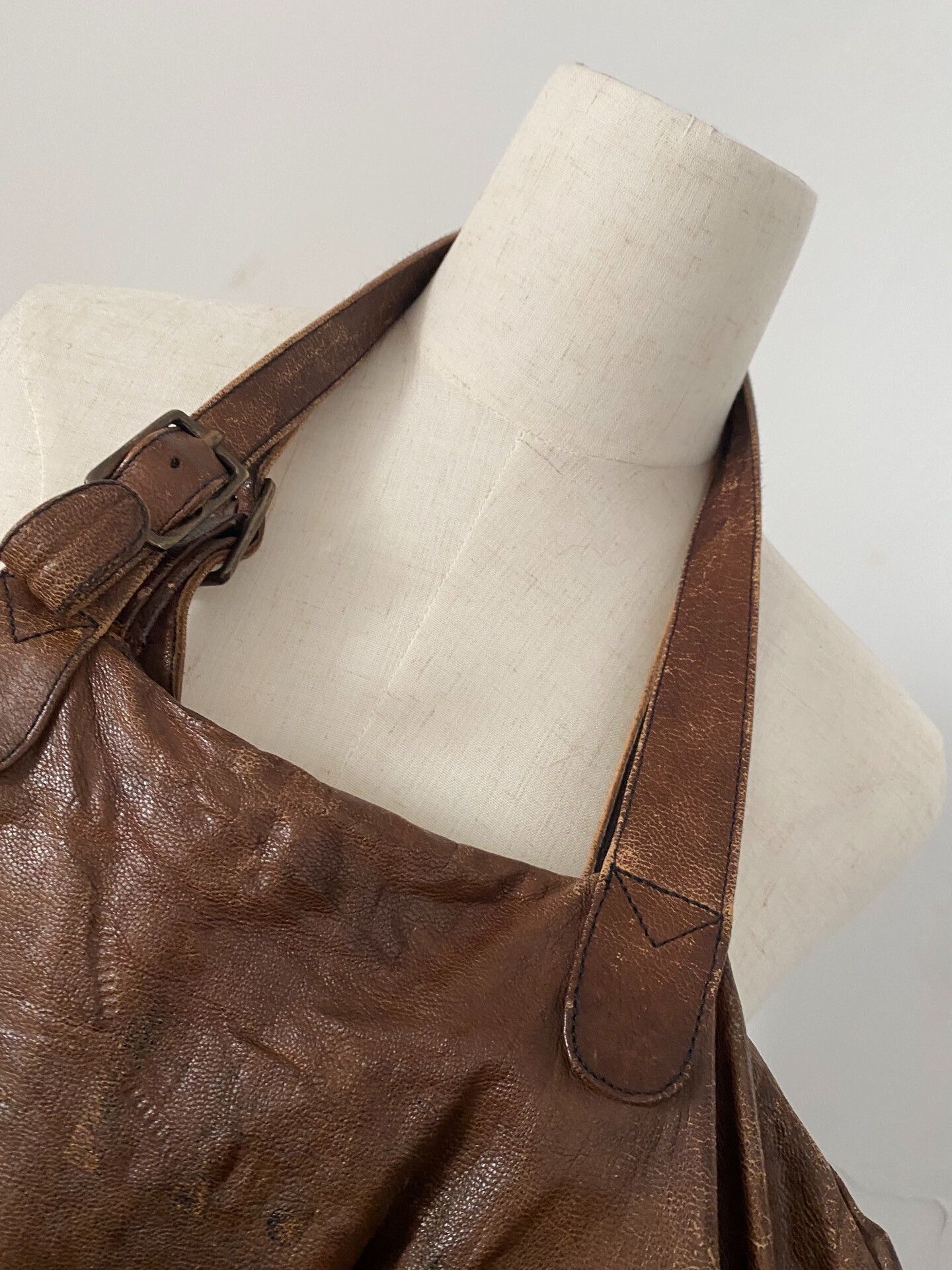 Share Spirit Homme Ethnic Style Tote Boston Bag with Rivets Size ONE SIZE - 5 Thumbnail