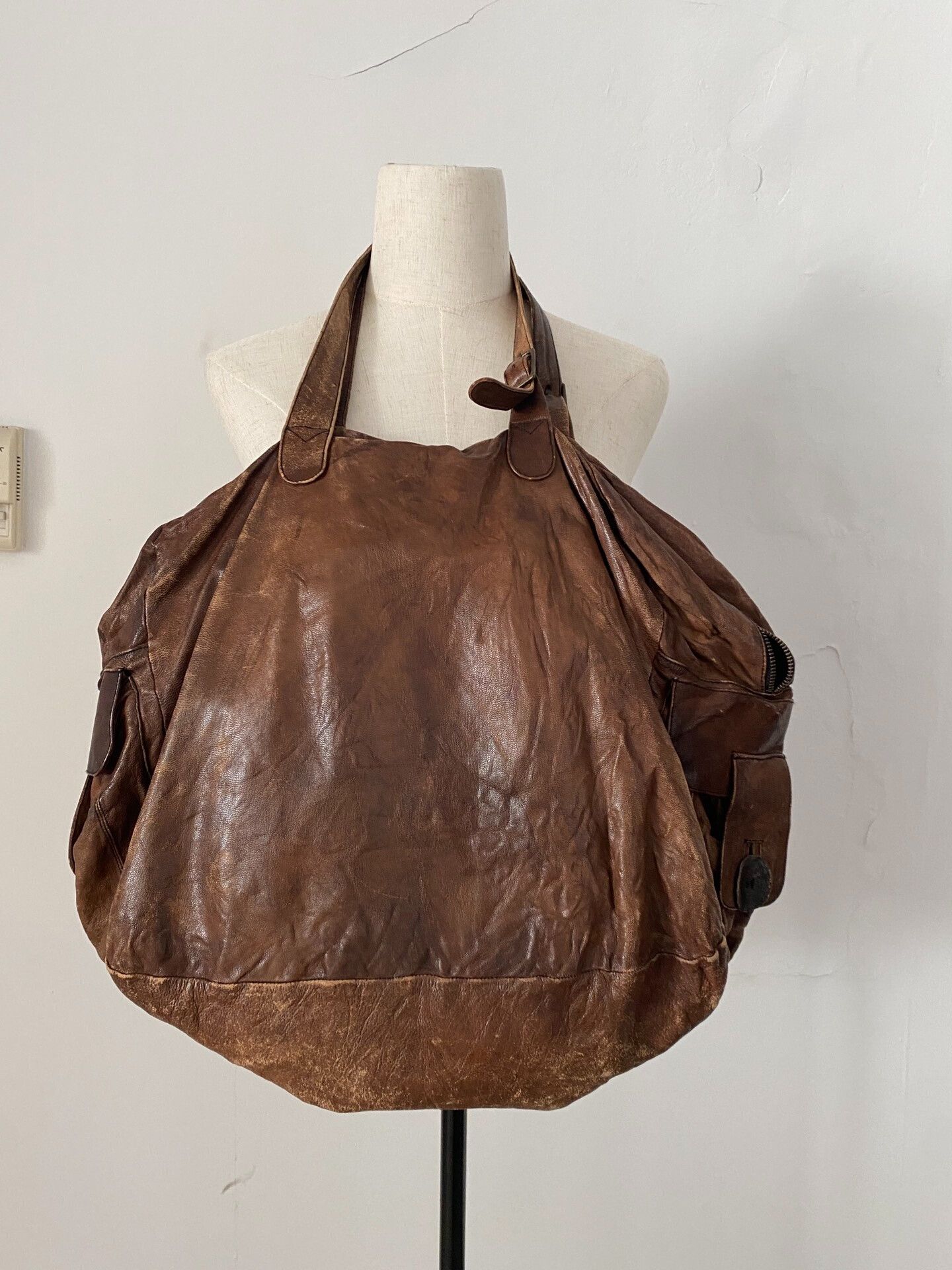 Share Spirit Homme Ethnic Style Tote Boston Bag with Rivets Size ONE SIZE - 6 Thumbnail