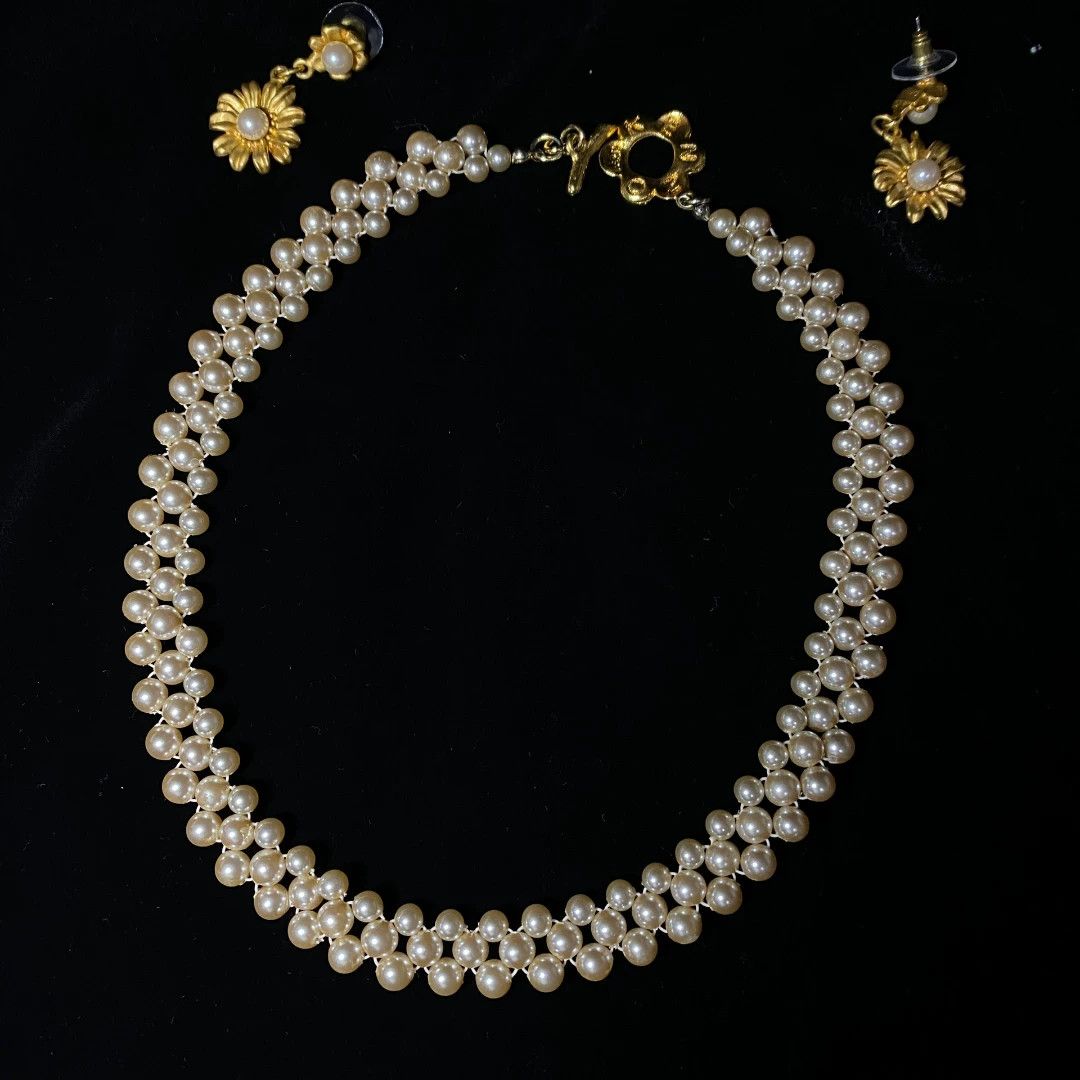Kenzo Kenzo Paris Vintage Pearl Necklace Size ONE SIZE - 4 Thumbnail