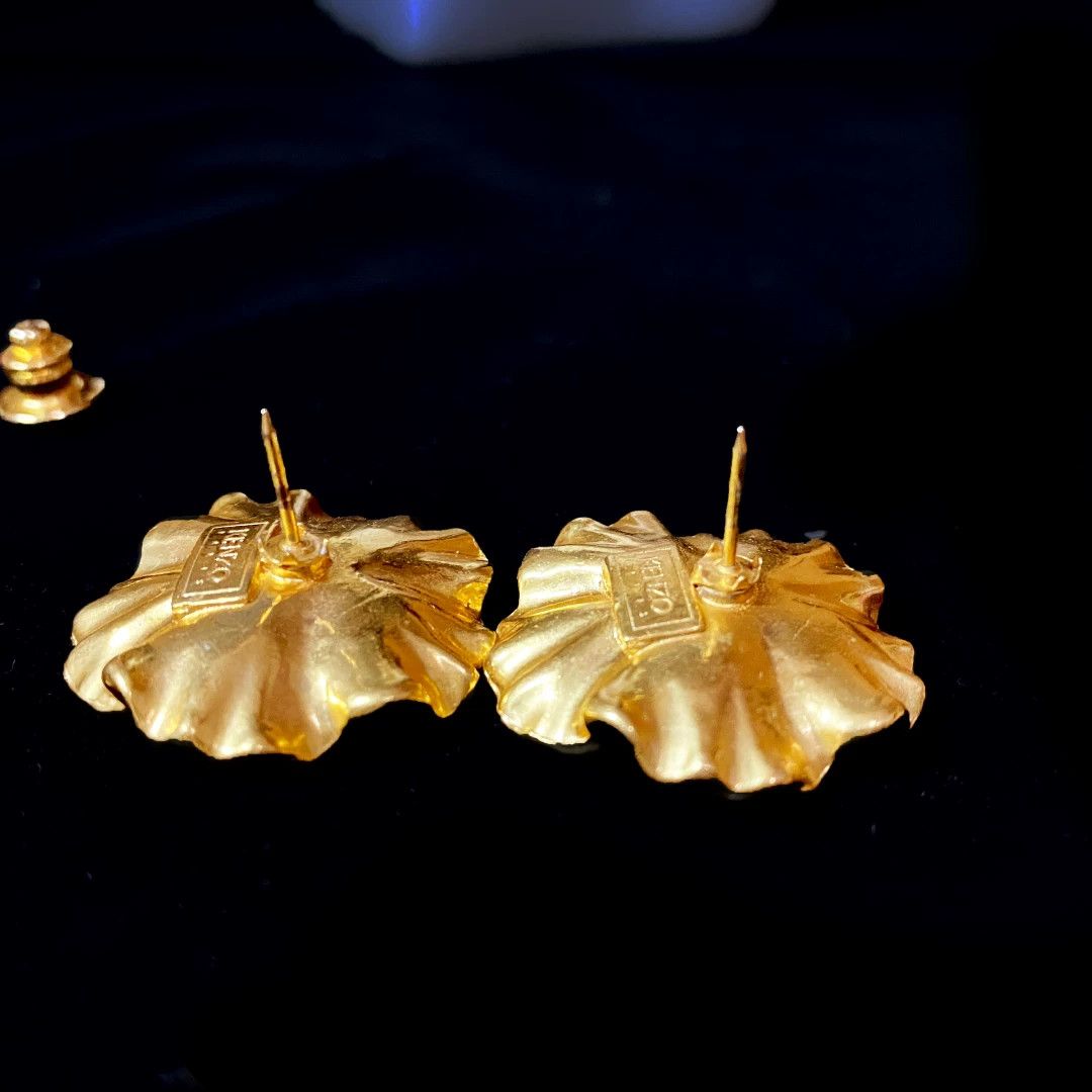 Kenzo KENZO Vintage Flower Earrings Size ONE SIZE - 5 Thumbnail