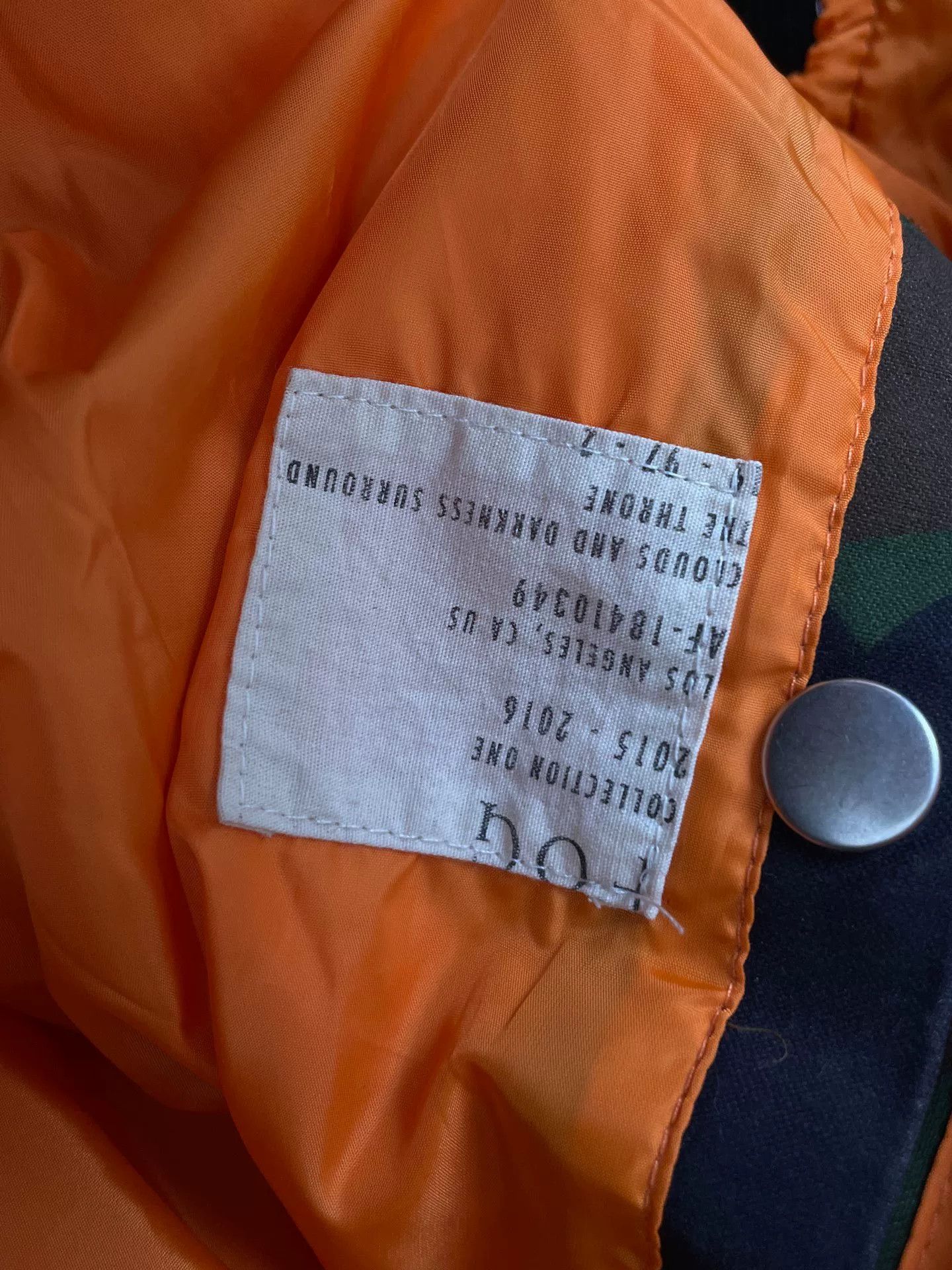 Fear of God Fear of God FOG Camouflage Bomber Jacket Size US L / EU 52-54 / 3 - 6 Thumbnail