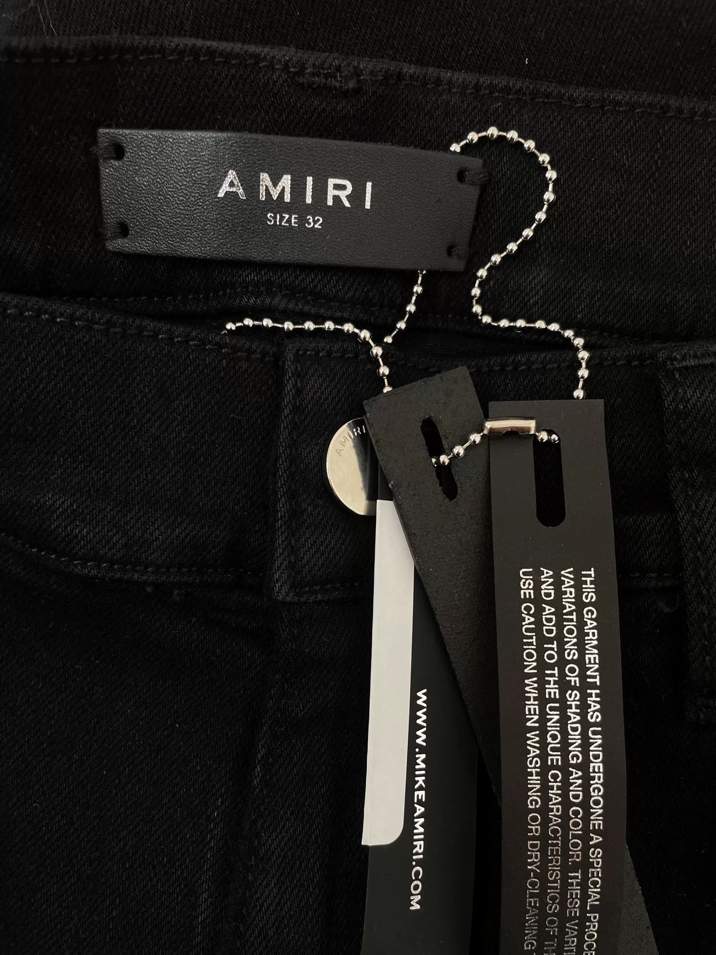 Amiri Amiri Black Paisley Patchwork Distressed Jeans Size US 32 / EU 48 - 3 Thumbnail