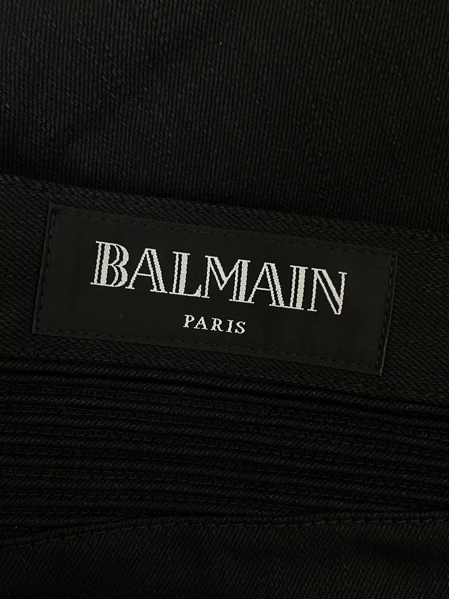 Balmain Balmain Leather Panel Biker Jeans Size US 30 / EU 46 - 5 Thumbnail