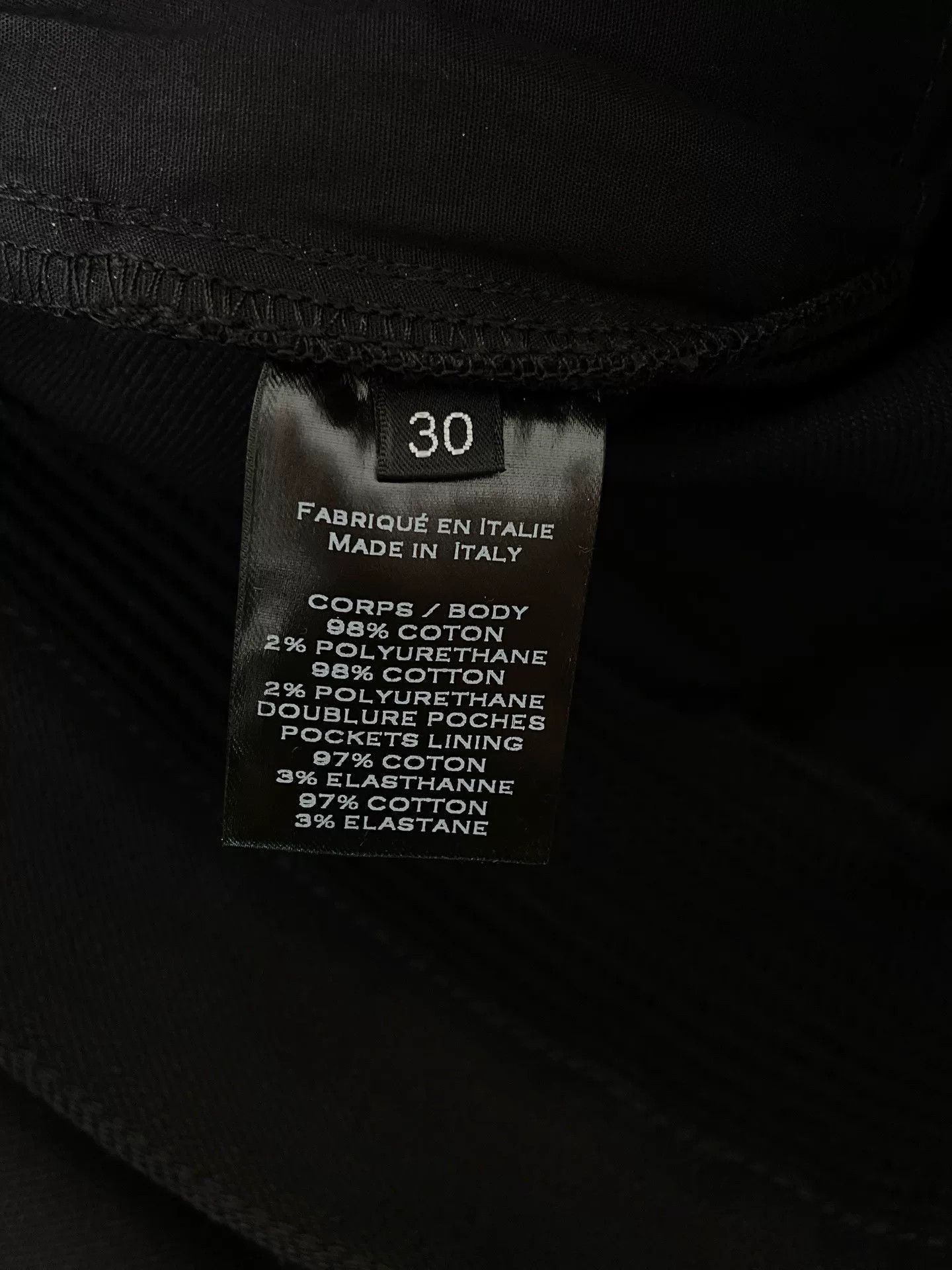Balmain Balmain Leather Panel Biker Jeans Size US 30 / EU 46 - 3 Thumbnail