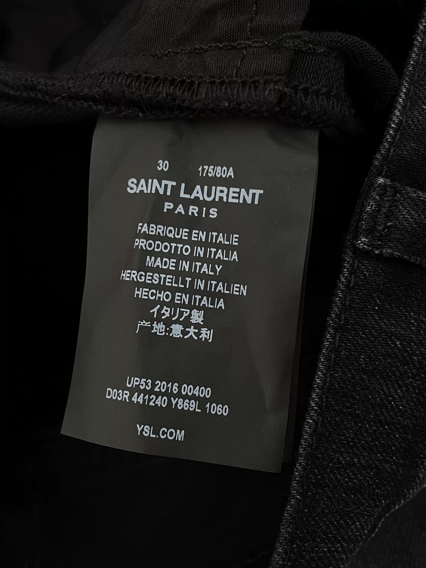 Saint Laurent Paris Saint Laurent Distressed Jeans Size US 30 / EU 46 - 5 Thumbnail
