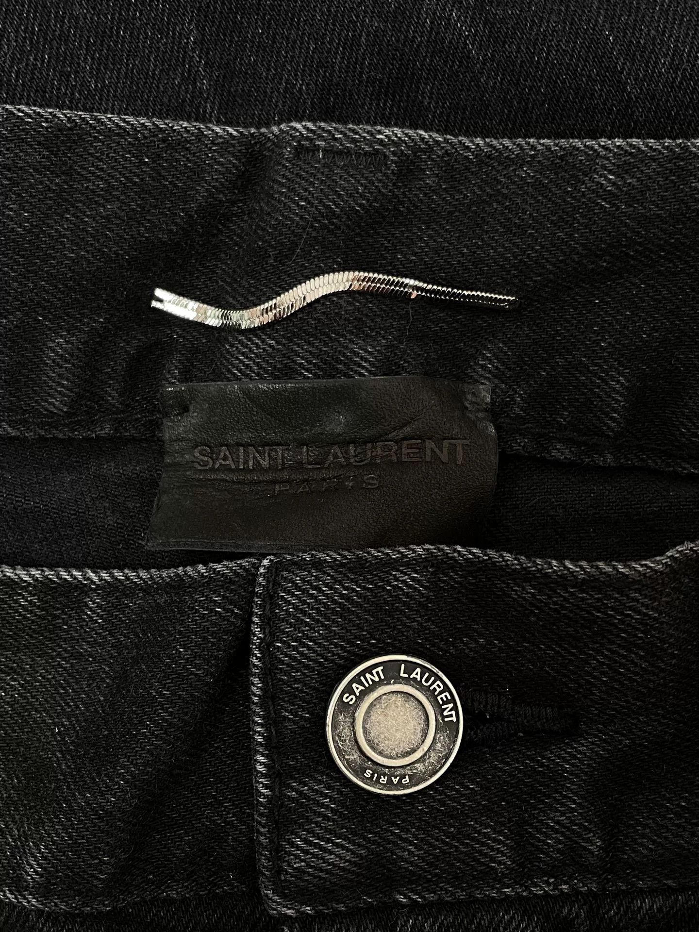 Saint Laurent Paris Saint Laurent SLP Straight Jeans Size US 31 - 3 Thumbnail