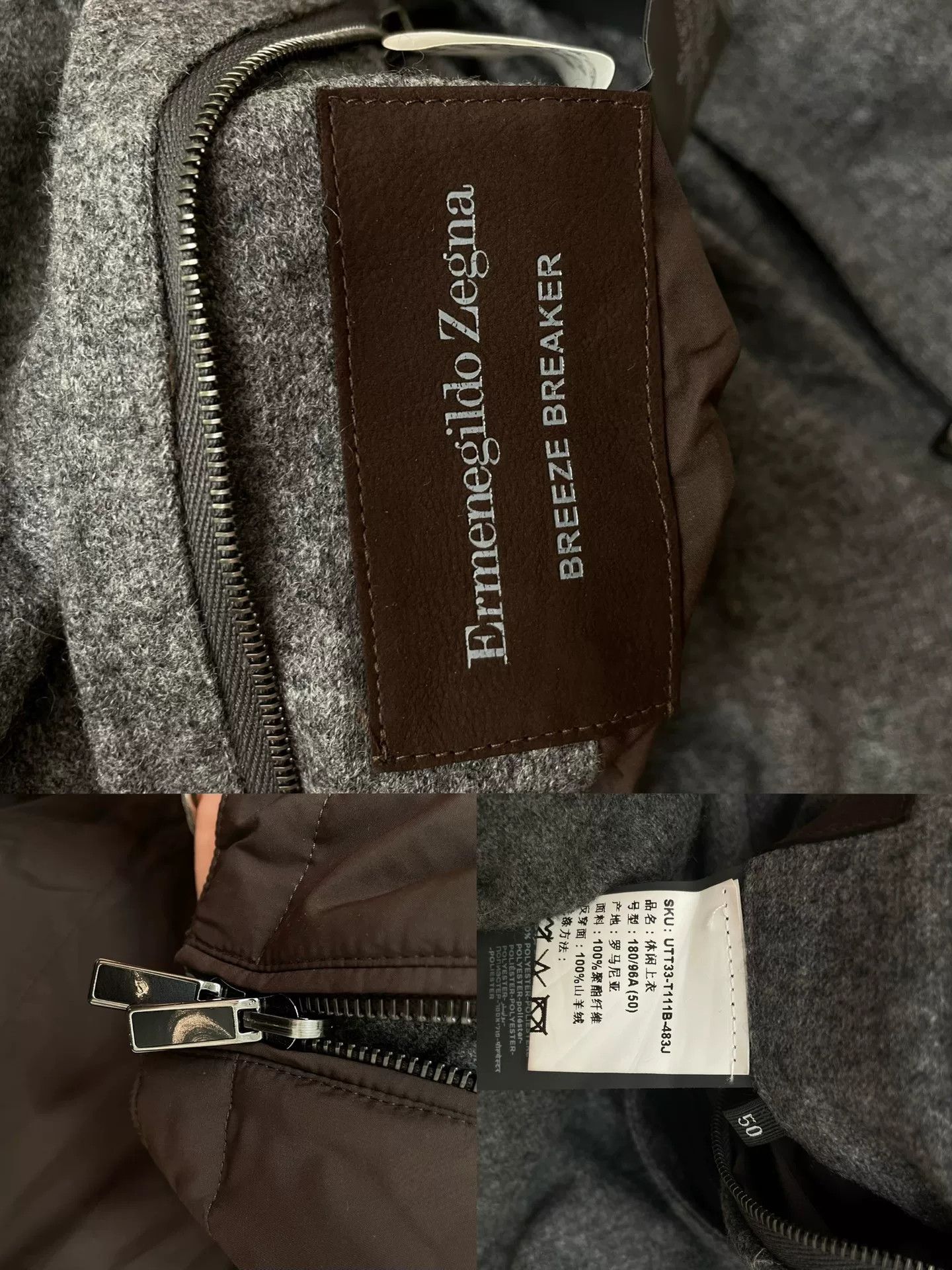 Ermenegildo Zegna Ermenegildo Zegna Breeze Breaker Double-Sided Jacket Size US M / EU 48-50 / 2 - 9 Thumbnail
