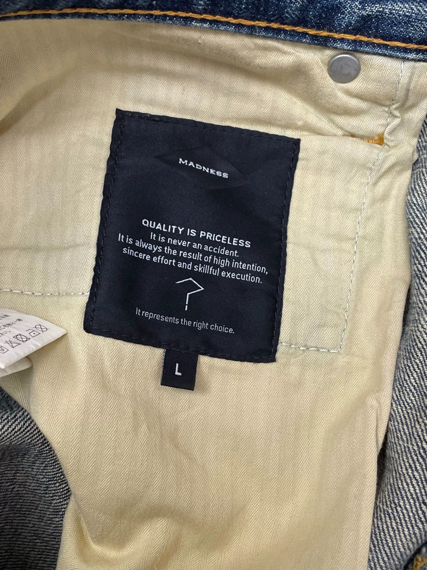 Madness Madness 17FW Oil Washed Distressed Jeans Size US 34 / EU 50 - 4 Thumbnail