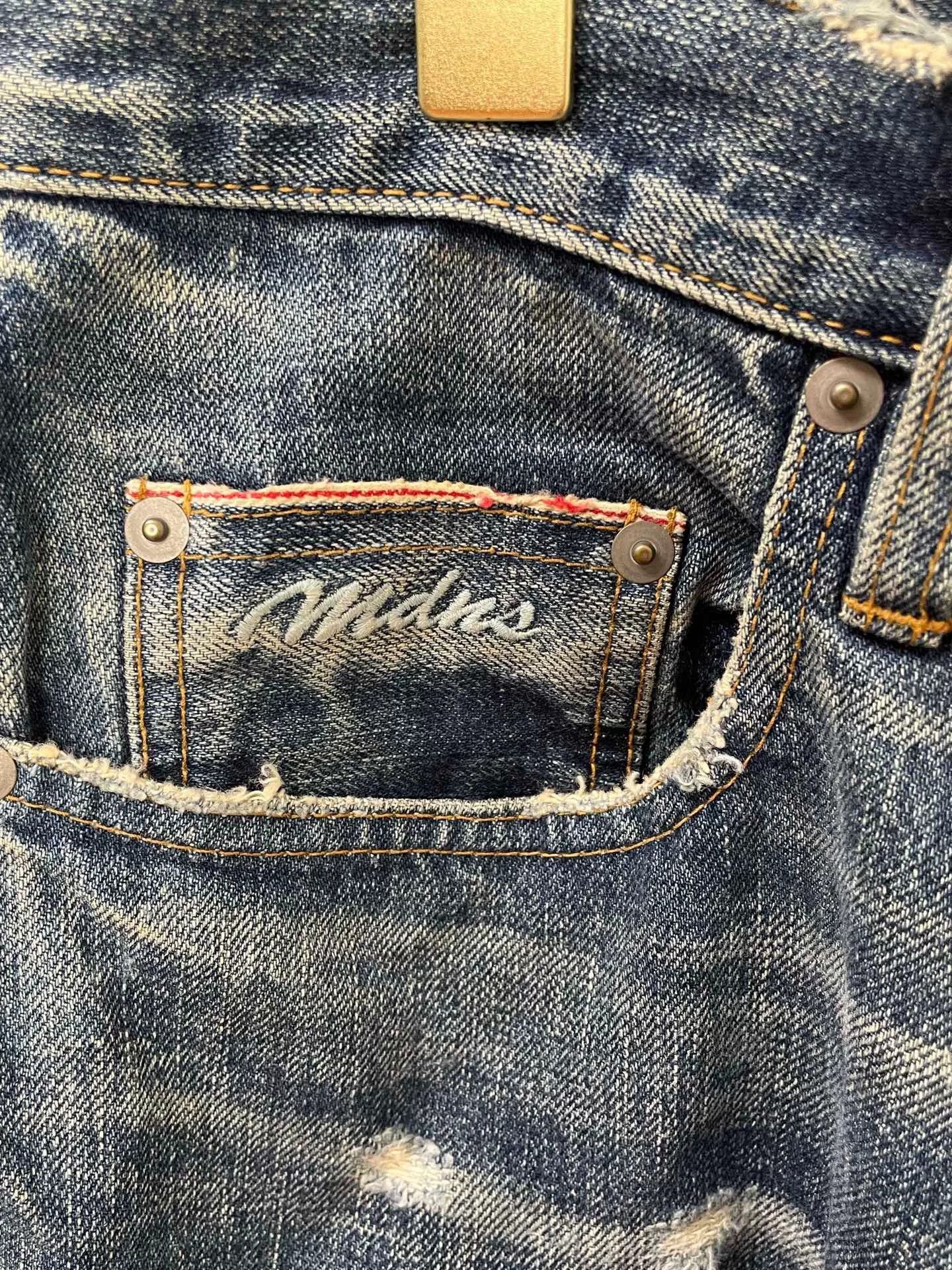 Madness Madness 17FW Oil Washed Distressed Jeans Size US 34 / EU 50 - 3 Thumbnail