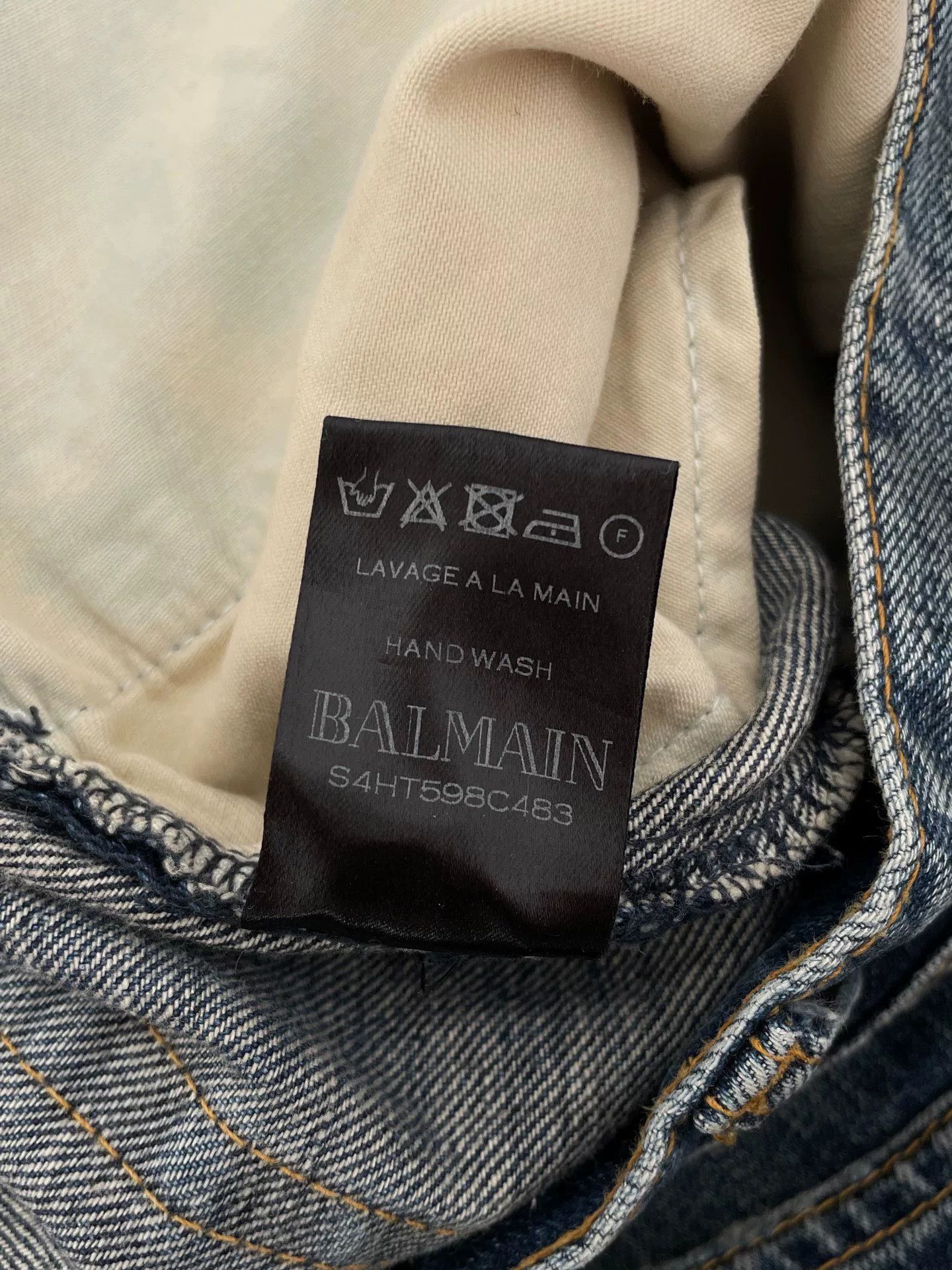 Balmain Balmain Curved Fit Jeans Size US 31 - 4 Thumbnail