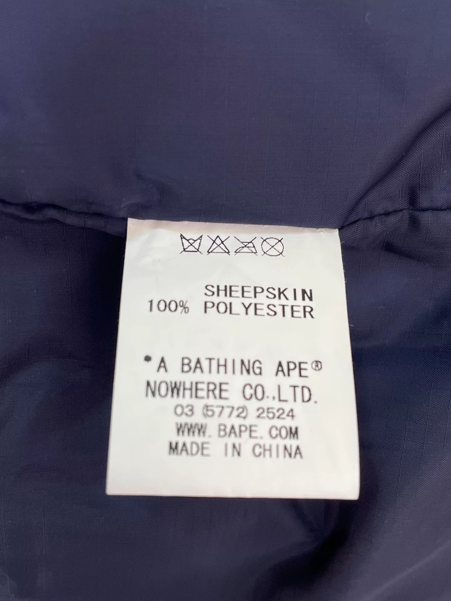 Bape A Bathing Ape Sheepskin Down Jacket Size US L / EU 52-54 / 3 - 5 Thumbnail