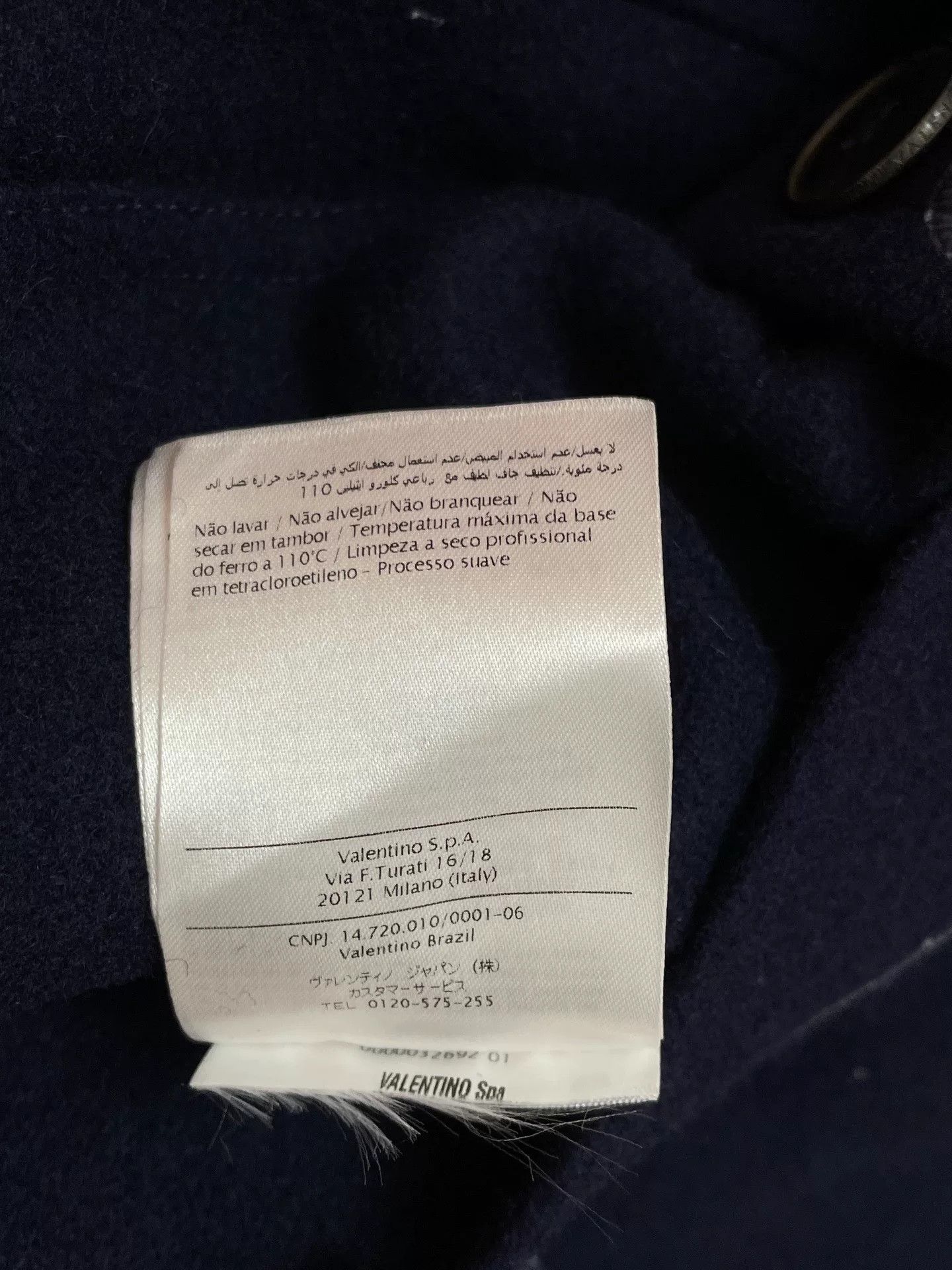 Valentino Valentino Butterfly Embroidery Wool Coat Size L / US 10 / IT 46 - 9 Thumbnail