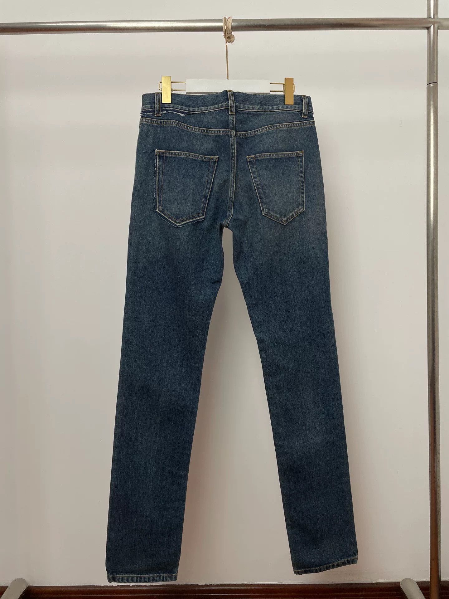 Saint Laurent Paris Saint Laurent Classic Straight-Leg Jeans Size US 30 / EU 46 - 2 Thumbnail