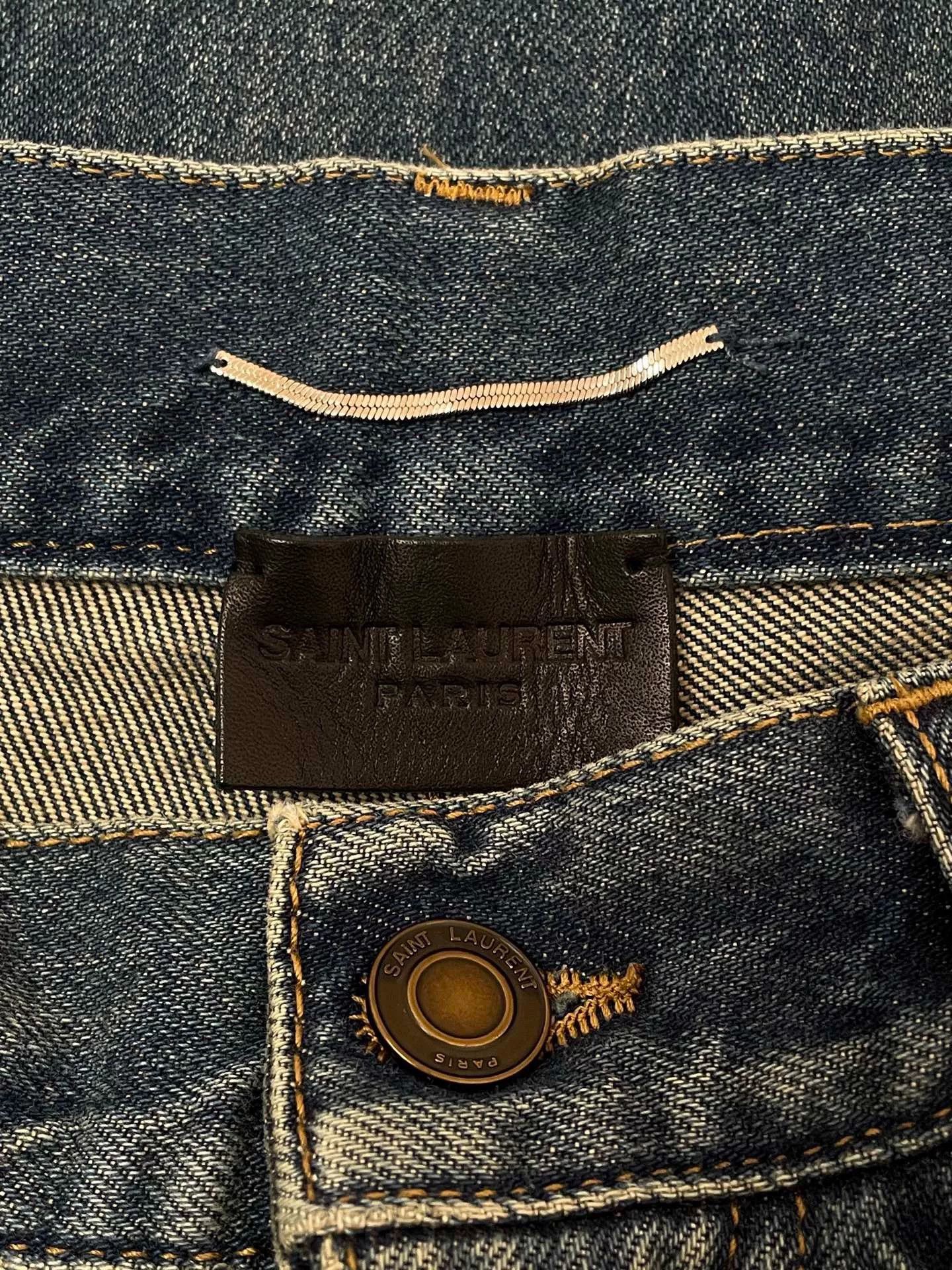 Saint Laurent Paris Saint Laurent Classic Straight-Leg Jeans Size US 30 / EU 46 - 3 Thumbnail