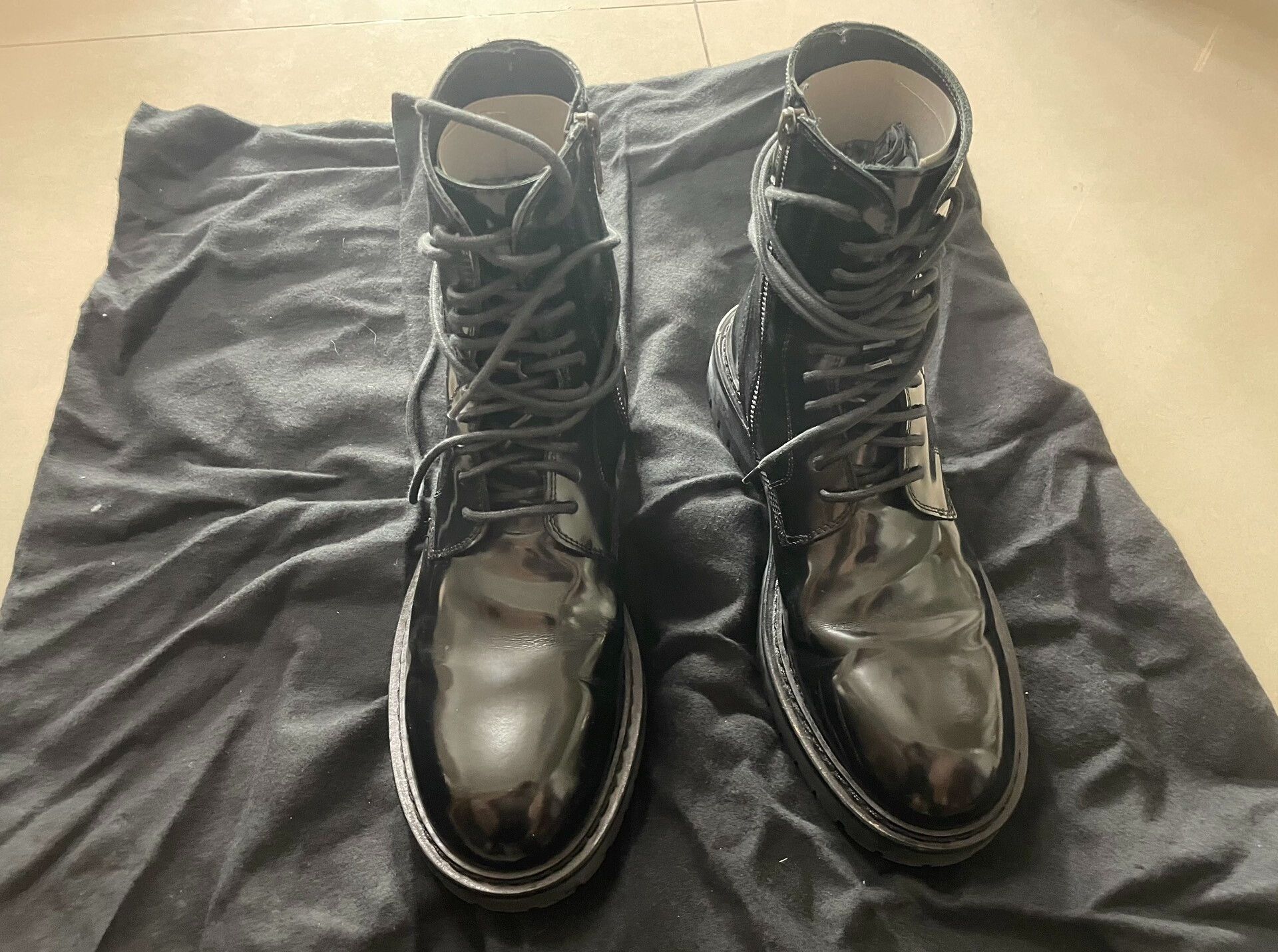 Ann Demeulemeester Ann Demeulemeester Military Boots Size US 8.5 / EU 41-42 - 3 Thumbnail