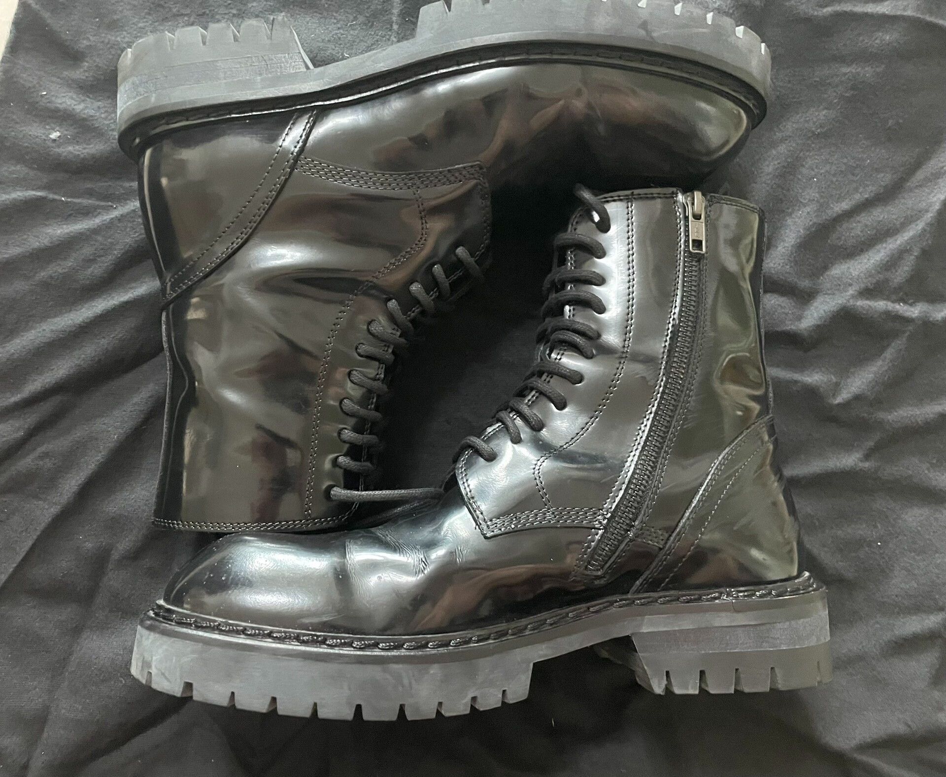 Ann Demeulemeester Ann Demeulemeester Military Boots Size US 8.5 / EU 41-42 - 6 Thumbnail