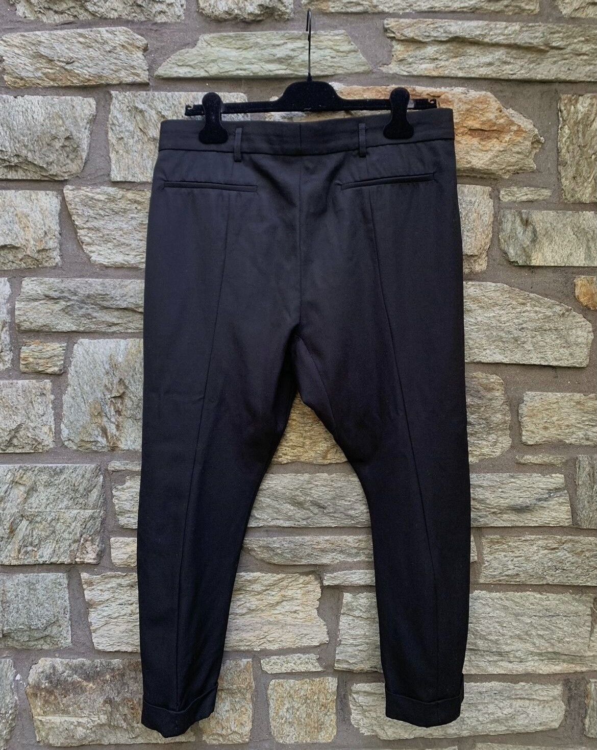 Haider Ackermann Haider Ackermann 14FW Curved Wool Trousers Size US 32 / EU 48 - 3 Thumbnail