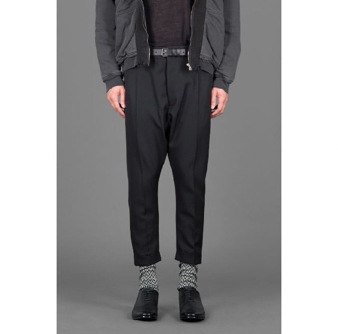 Haider Ackermann Haider Ackermann 14FW Curved Wool Trousers Size US 32 / EU 48 - 8 Thumbnail