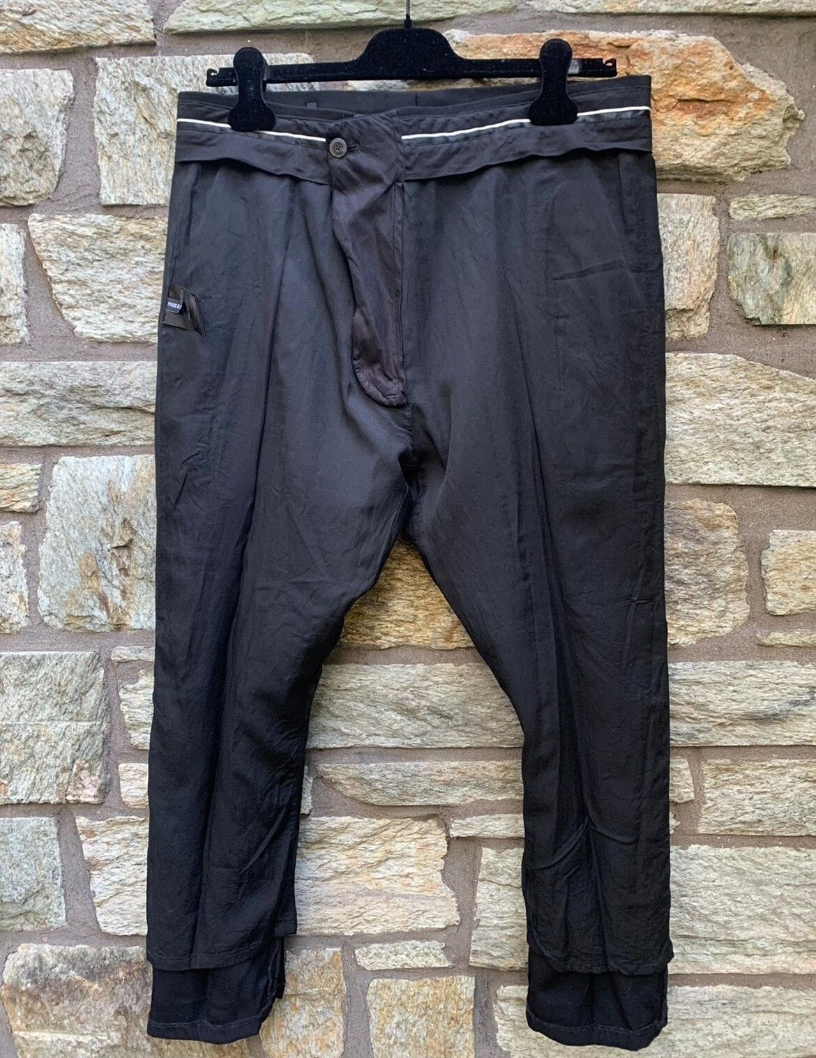Haider Ackermann Haider Ackermann 14FW Curved Wool Trousers Size US 32 / EU 48 - 6 Thumbnail