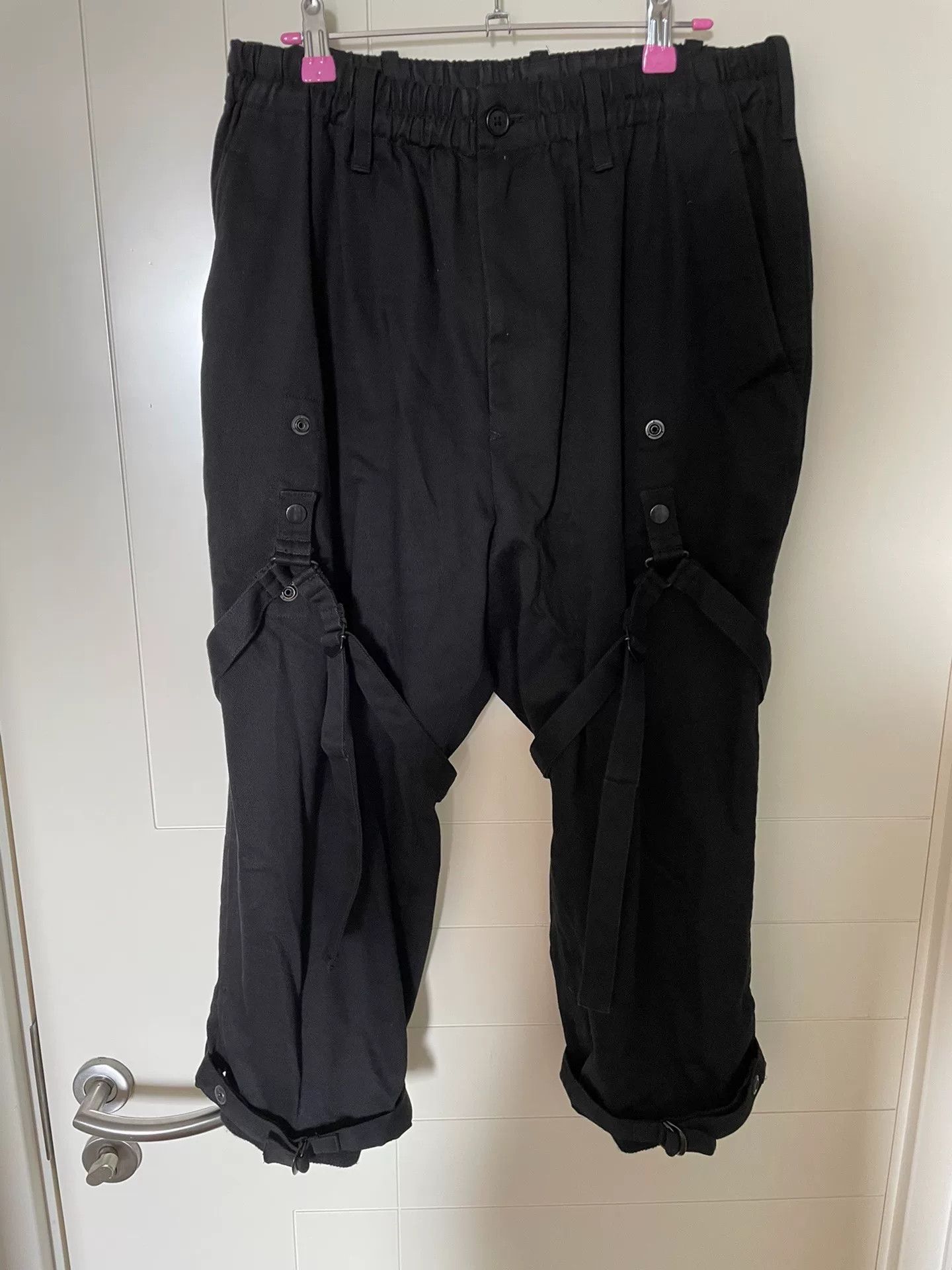 Yohji Yamamoto Yohji Yamamoto 16AW Parachute Strap Pants Size US 26 / EU 42 - 2 Thumbnail
