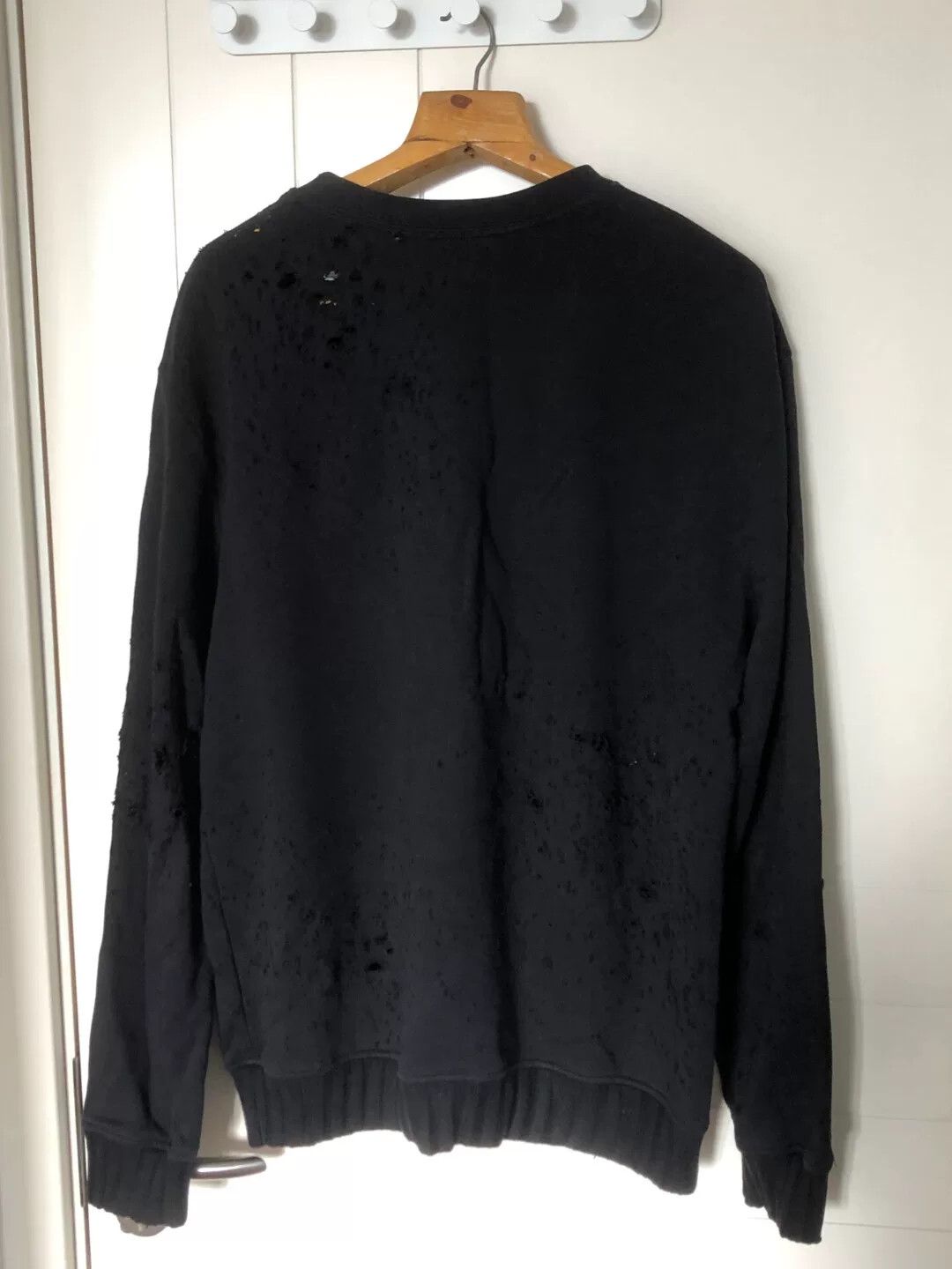Amiri Amiri 17AW Gunshot Crewneck Size US L / EU 52-54 / 3 - 3 Thumbnail