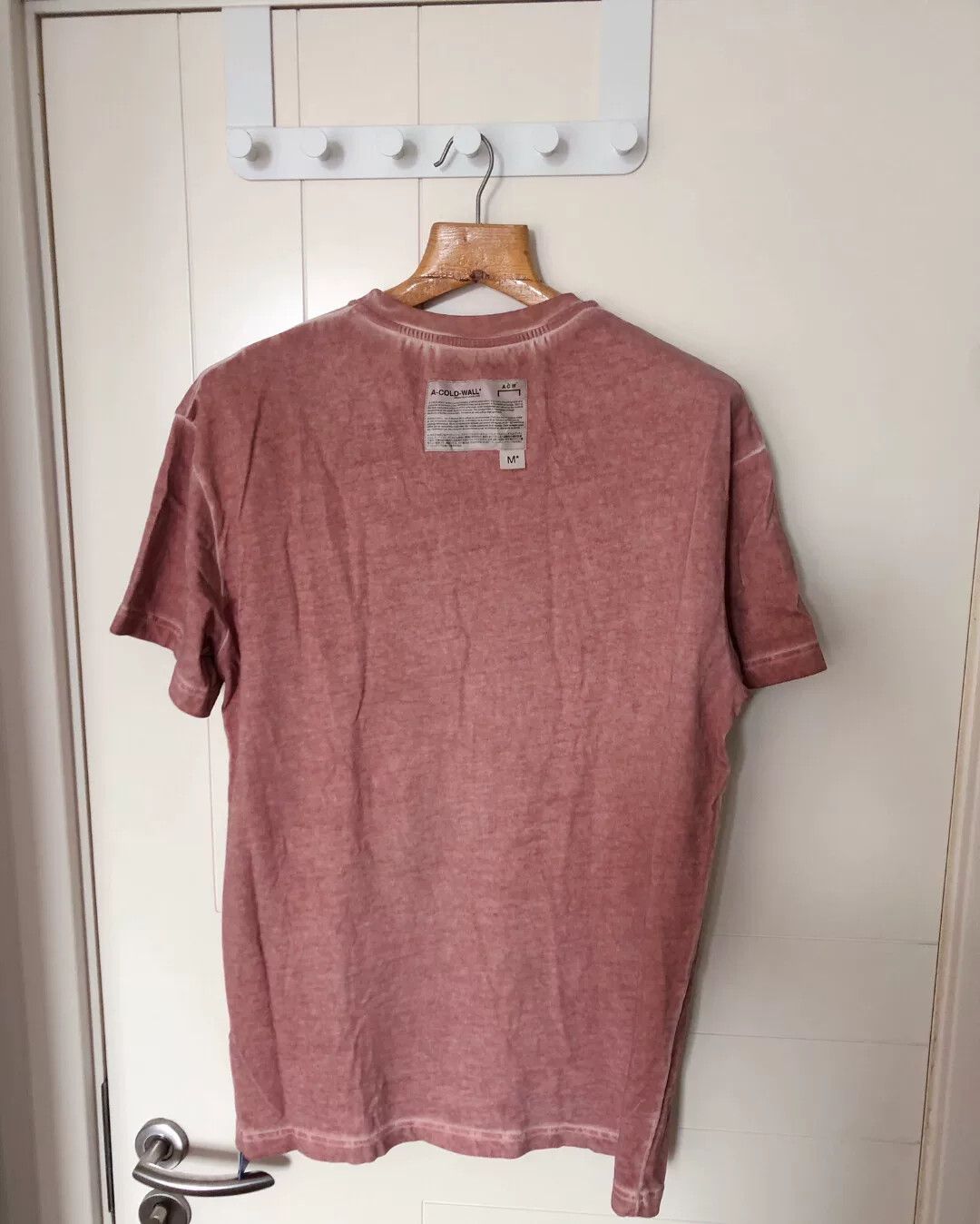 A-COLD-WALL* A-Cold-Wall 19ss Pink Washed T-Shirt Size US M / EU 48-50 / 2 - 2 Thumbnail