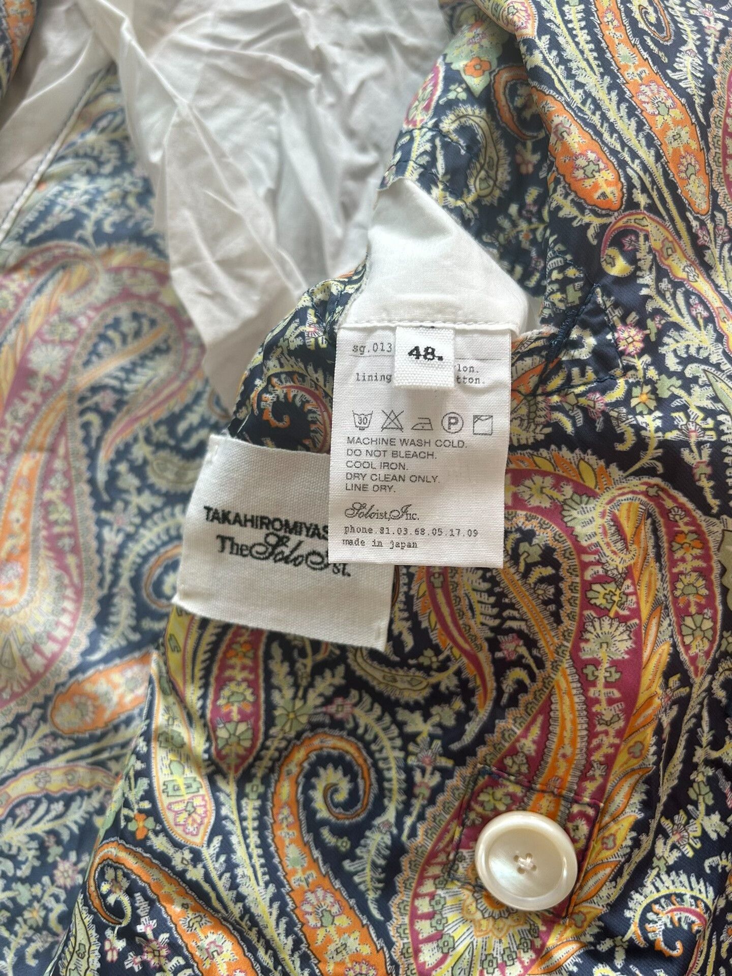 Takahiromiyashita The Soloist. Takahiromiyashita The Soloist 14SS Liberty Coat Size US M / EU 48-50 / 2 - 5 Thumbnail