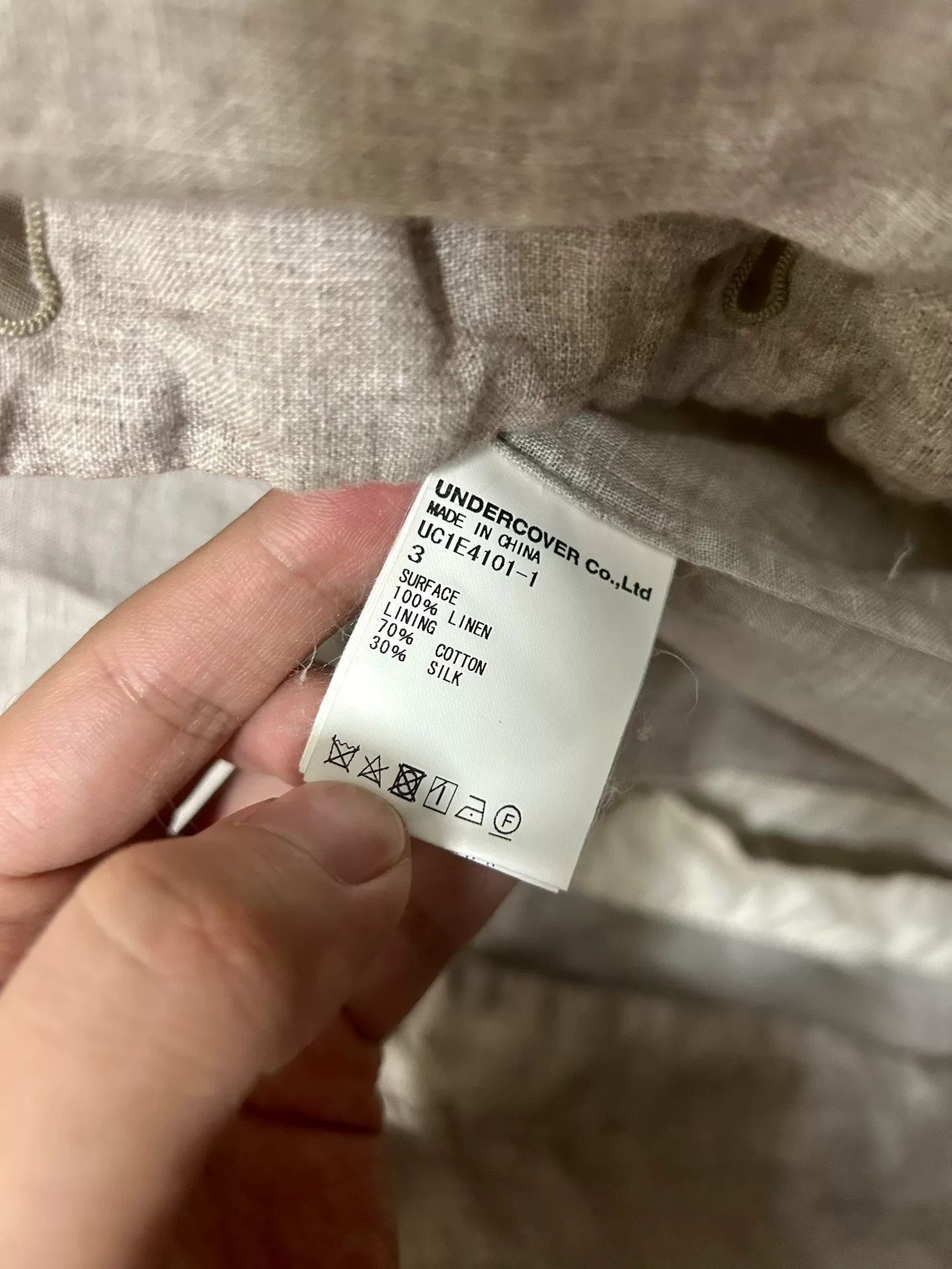 Undercover Undercover 25SS Linen Suit Jacket Size US L / EU 52-54 / 3 - 4 Thumbnail